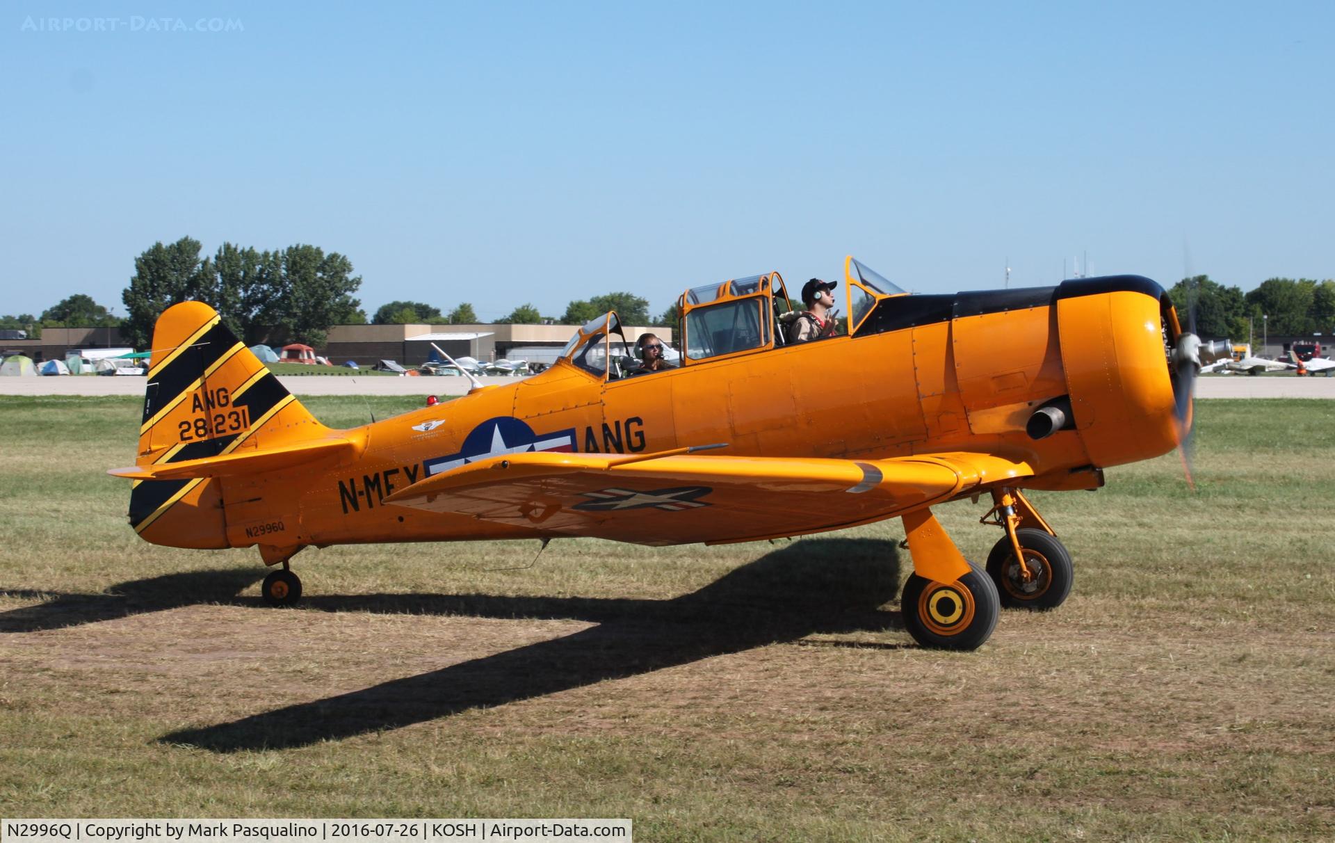 N2996Q, 1950 North American T-6G Texan C/N 168-175, North American T-6G