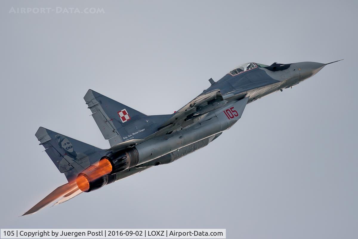 105, Mikoyan-Gurevich MiG-29A C/N 2960535105, Airpower 2016, Zeltweg