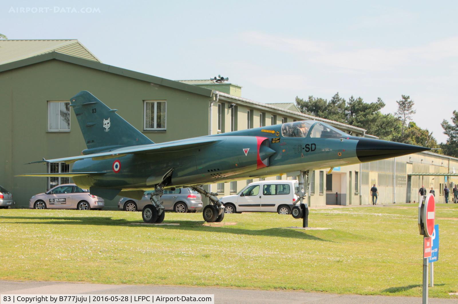 83, Dassault Mirage F.1C C/N 83, Preserved at Creil, new code 30-SJ left side and 10-SD right side