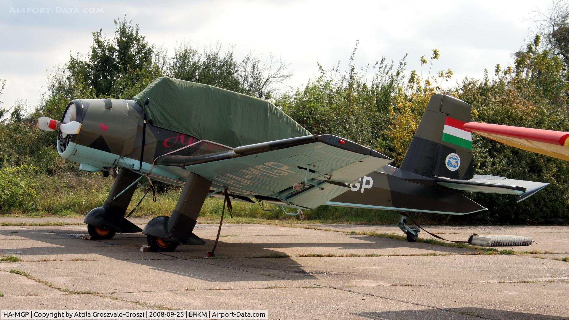 HA-MGP, 1970 Let Z-37A-2 Cmelak Parka C/N 09-13, Kunmadaras Airport, Hungary