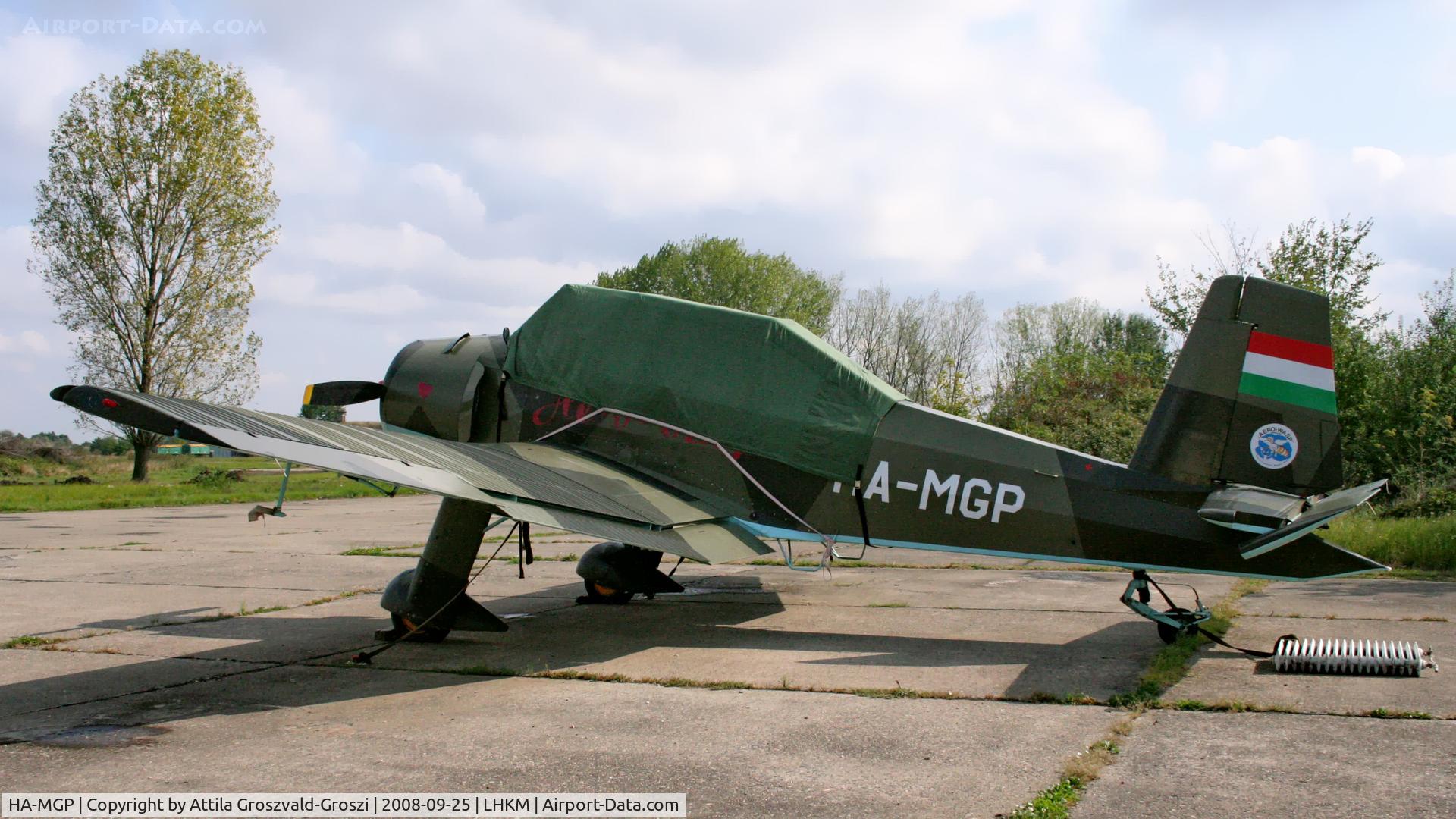 HA-MGP, 1970 Let Z-37A-2 Cmelak Parka C/N 09-13, Kunmadaras Airport, Hungary