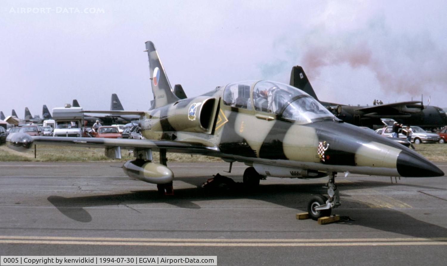 0005, Aero L-39MS Albatros C/N 040005, Czech Republic Air Force on static display at RIAT.