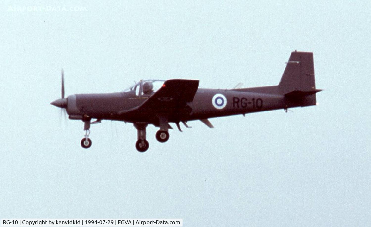 RG-10, Valmet L-90TP Redigo C/N 003, Finnish Air Force arriving at RIAT.