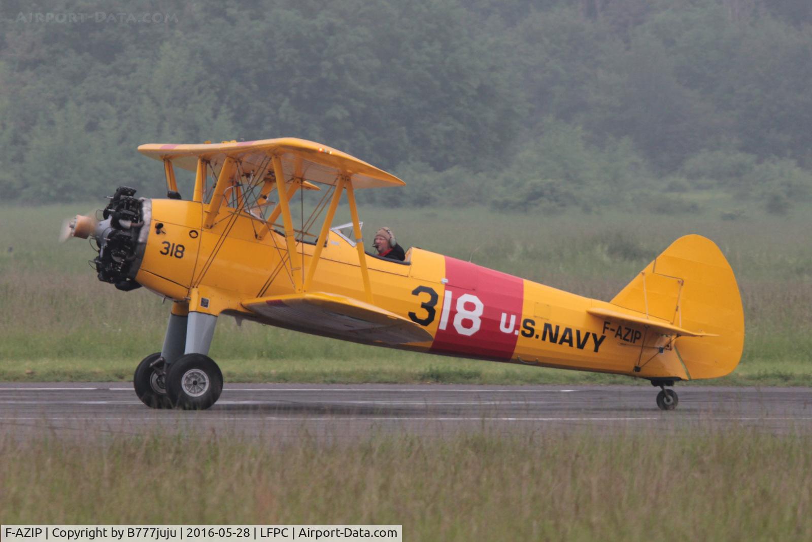 F-AZIP, 1941 Boeing A75N1(PT17) C/N 75-341, at Creil