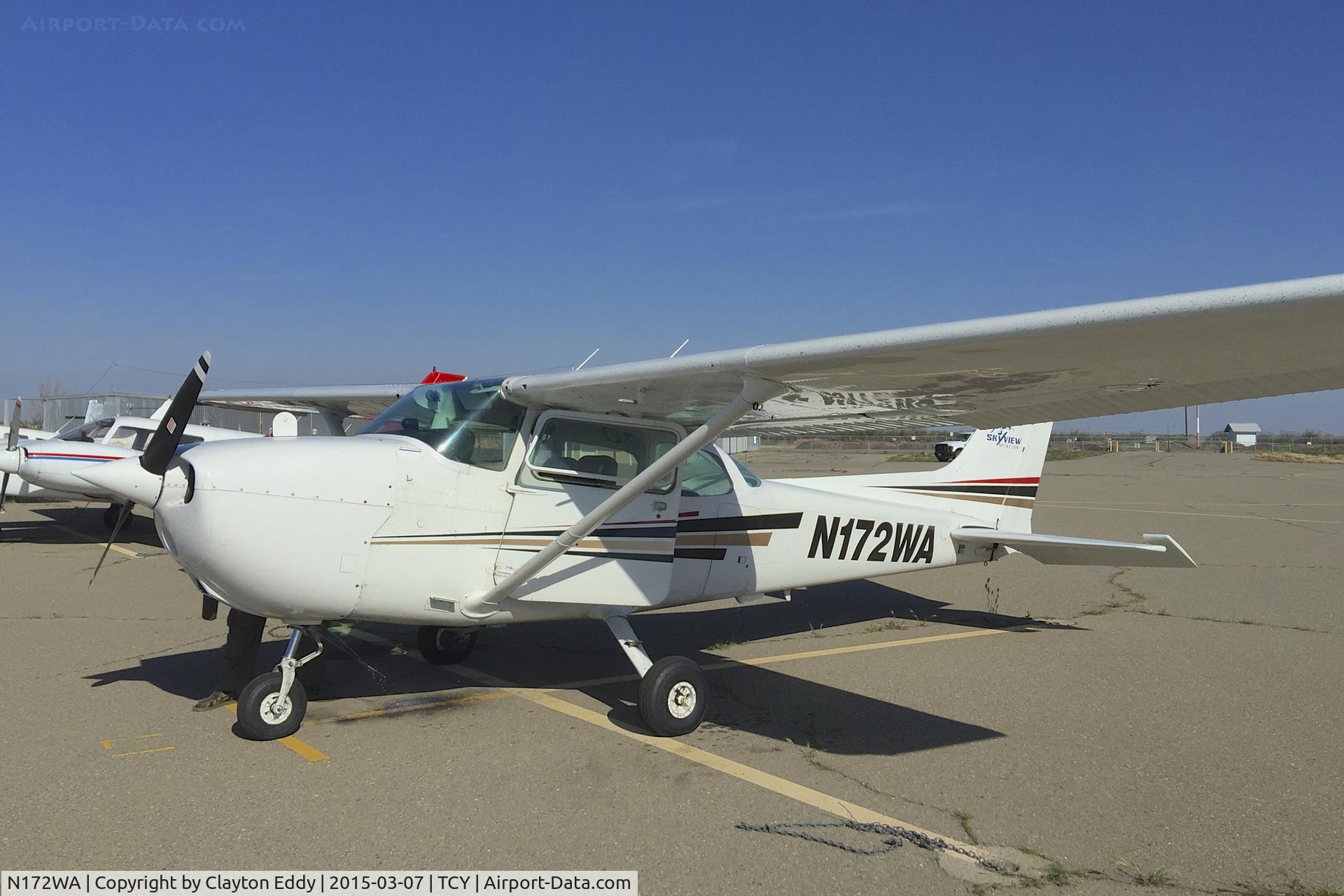 N172WA, 1979 Cessna 172N C/N 17273507, N172WA at Livermore Airport California. 2015.