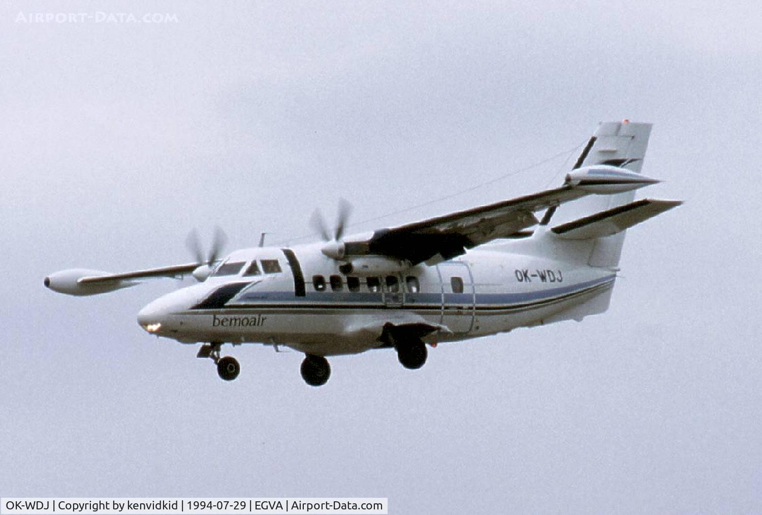 OK-WDJ, Let L410UVP-E15 Turbolet C/N 912532, Bemoair arriving at RIAT.