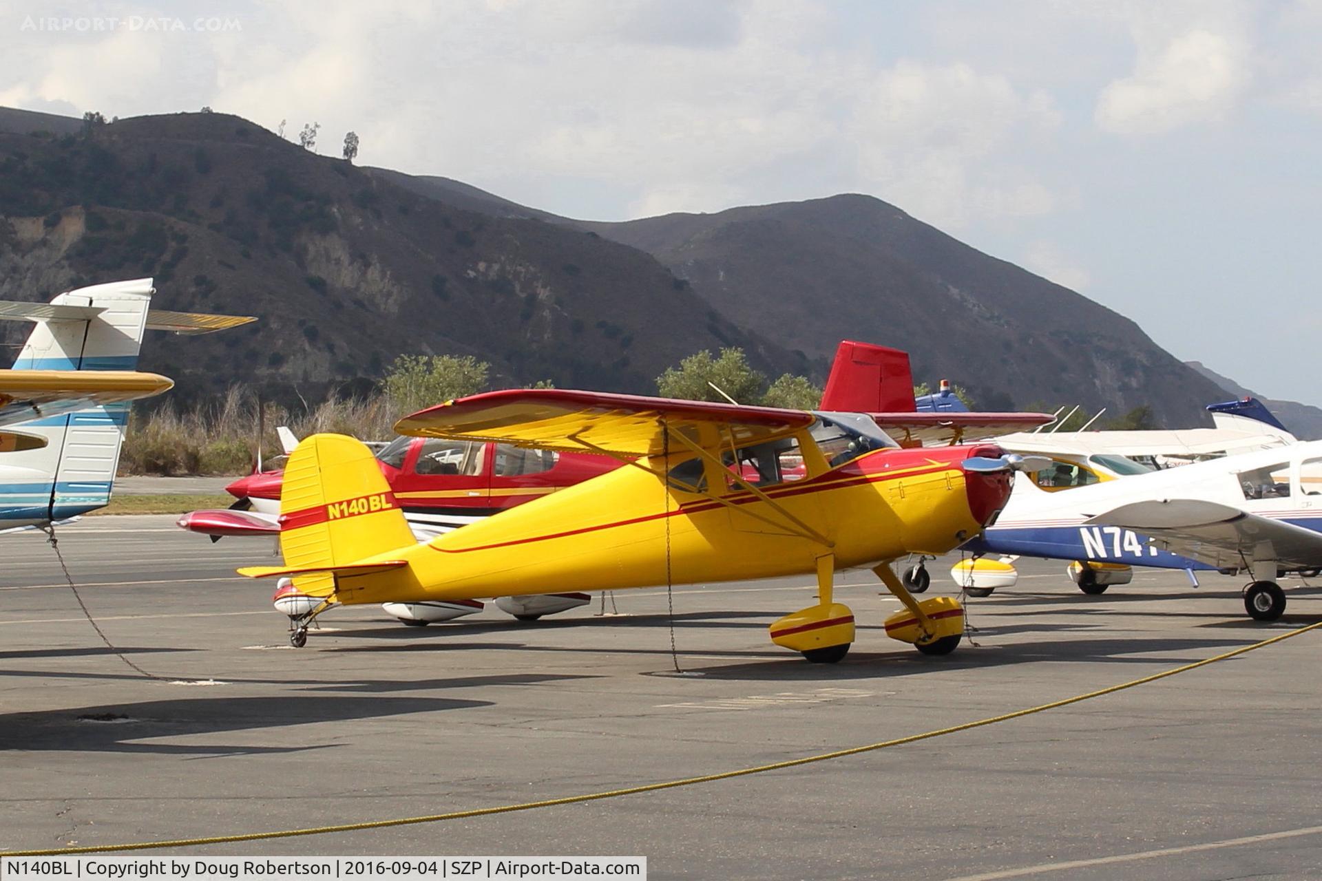 N140BL, 1946 Cessna 140 C/N 14565, 1946 Cessna 140, Continental C-85-12 upgrade 85 Hp with starter like 140A with C-90.