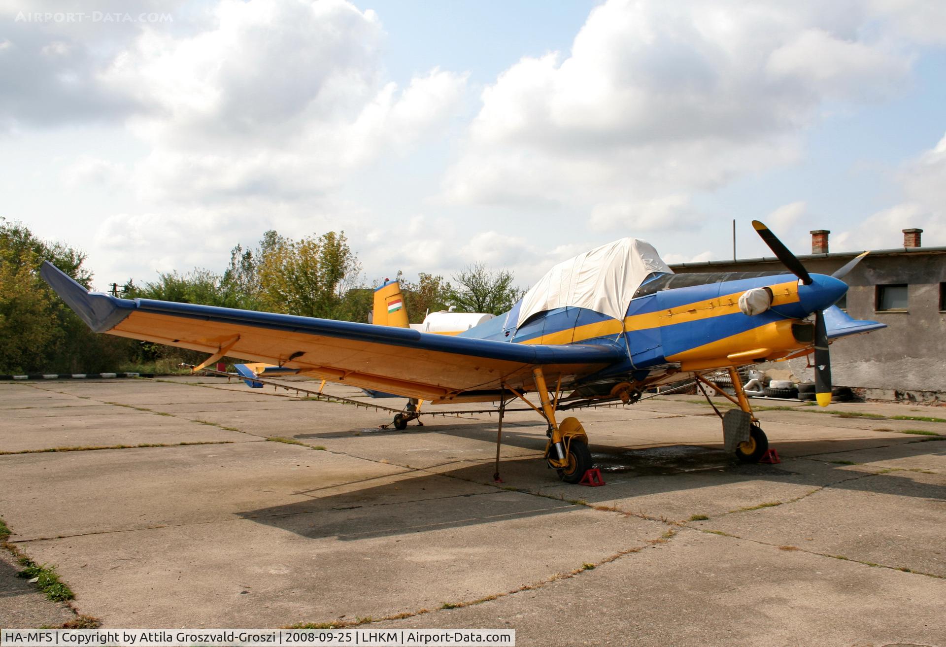 HA-MFS, 1985 Let Z-37T Agro-Turbo C/N 003, Kunmadaras Airport, Hungary