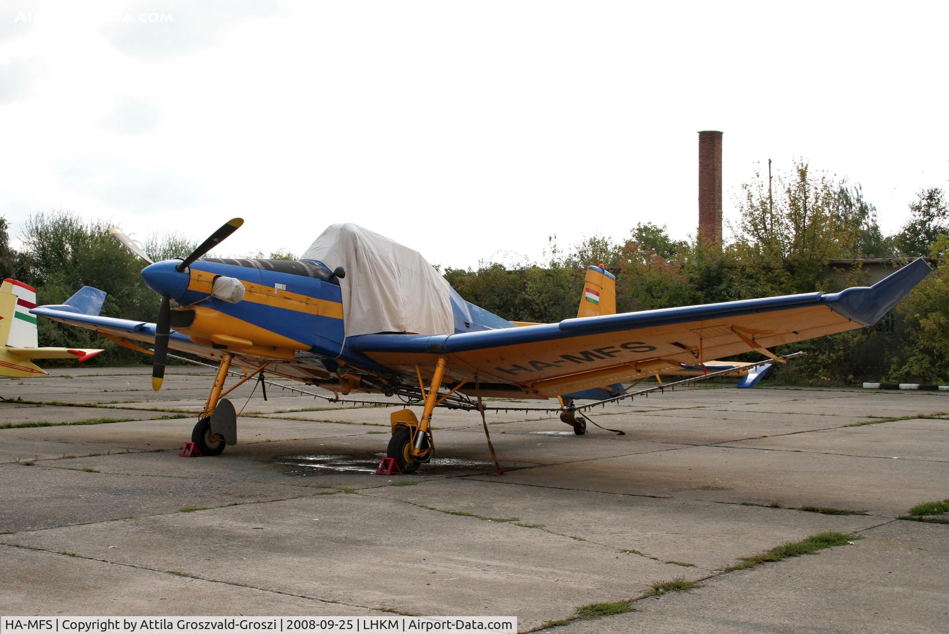 HA-MFS, 1985 Let Z-37T Agro-Turbo C/N 003, Kunmadaras Airport, Hungary