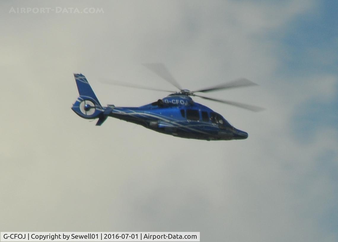 G-CFOJ, 2009 Eurocopter EC-155B-1 C/N 6852, Overhead