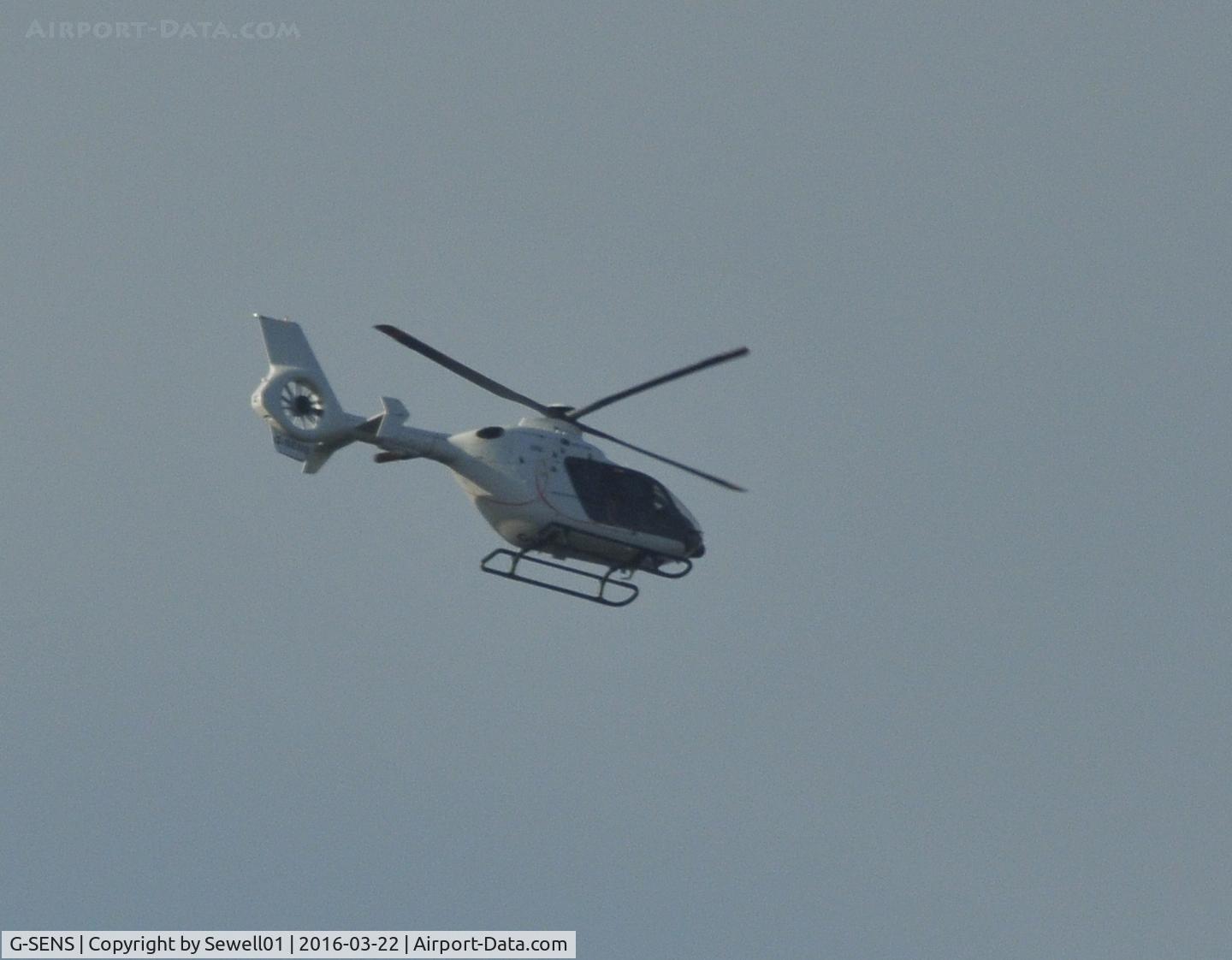 G-SENS, 2009 Eurocopter EC-135T-2+ C/N 0833, Overhead Walton-on-Thames