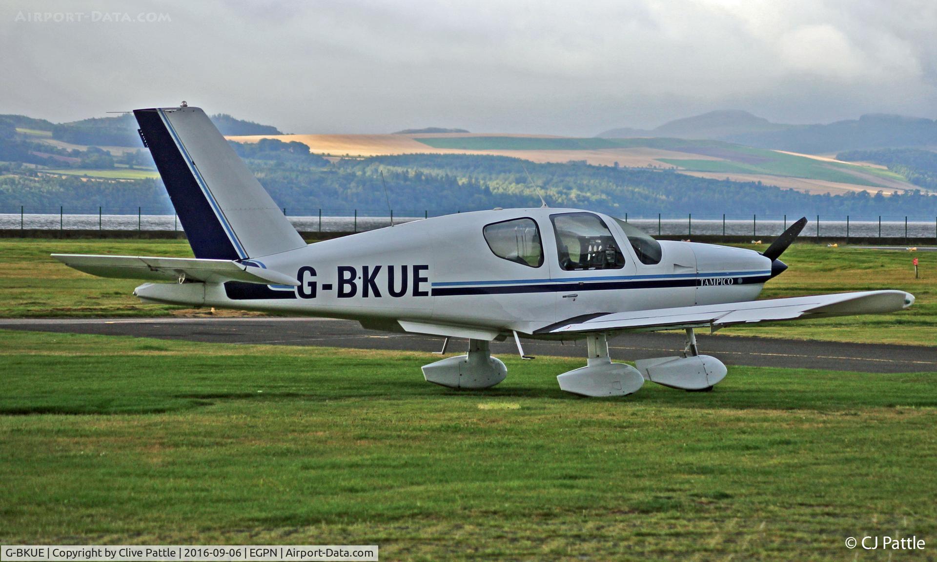 G-BKUE, 1983 Socata TB-9 Tampico C/N 369, Parked up at Dundee