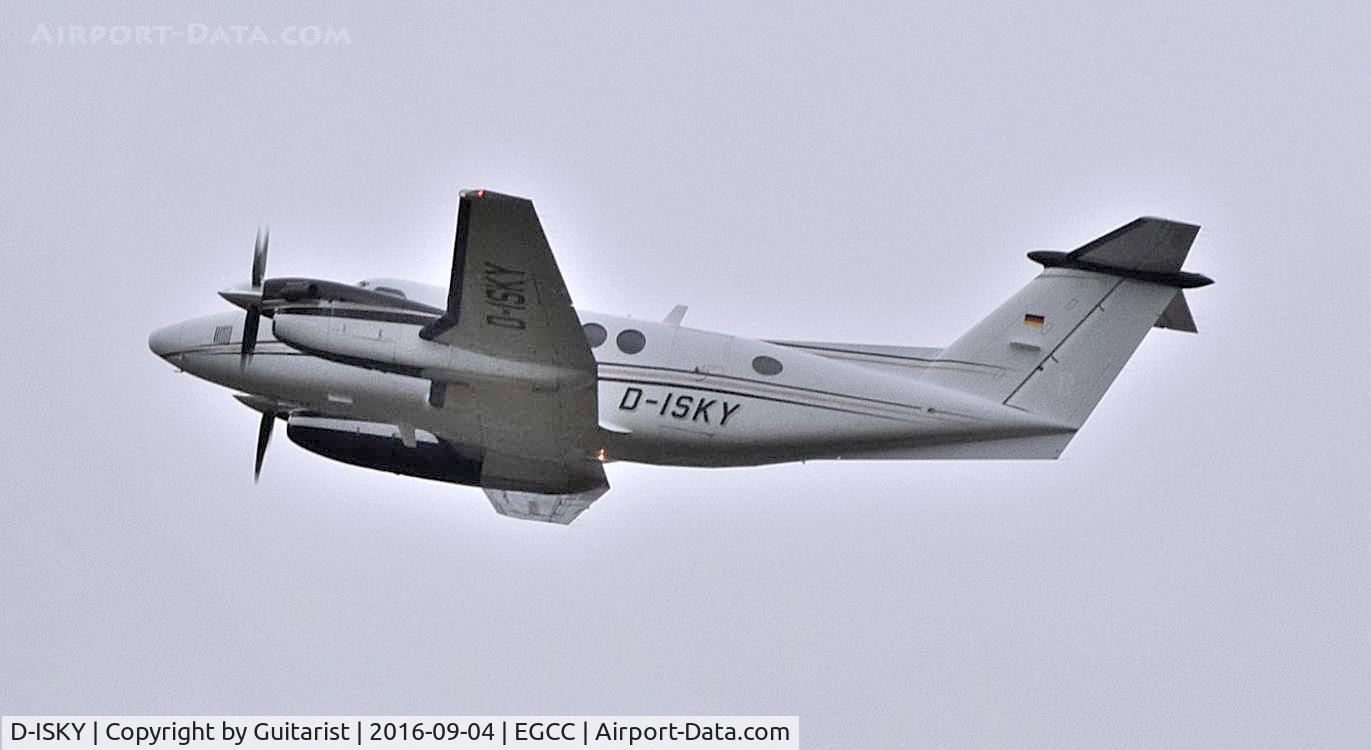 D-ISKY, 2009 Hawker Beechcraft B200 King Air C/N BB-2014, At Manchester