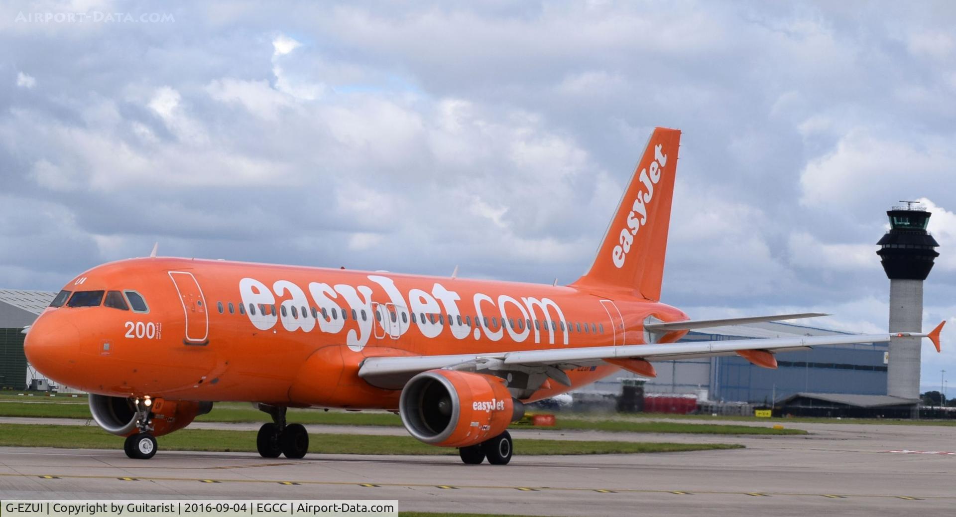 G-EZUI, 2011 Airbus A320-214 C/N 4721, At Manchester