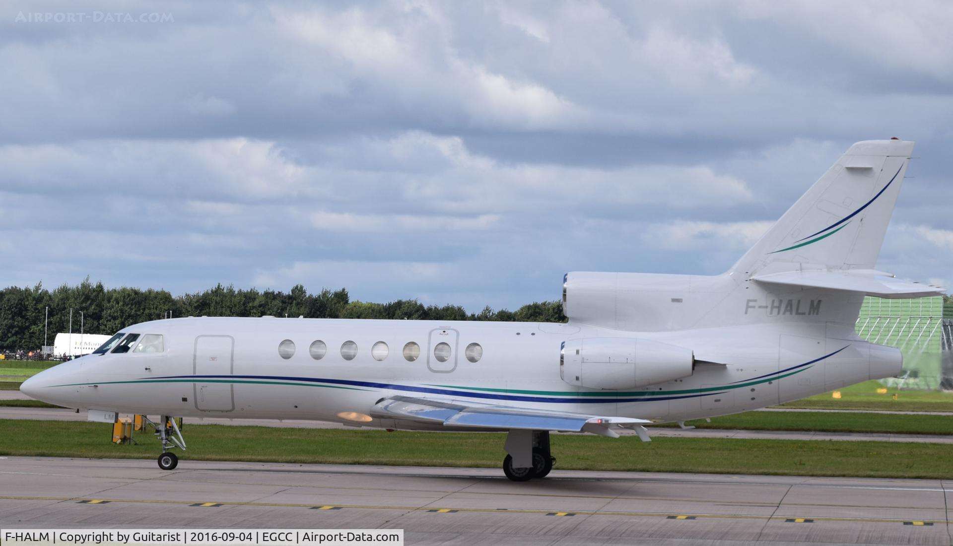 F-HALM, 1983 Dassault Falcon 50 C/N 134, At Manchester