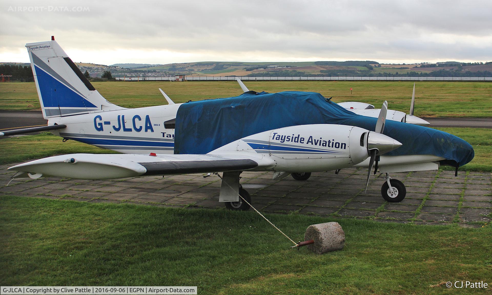 G-JLCA, 1978 Piper PA-34-200T Seneca II C/N 34-7870428, All wrapped up at Dundee EGPN