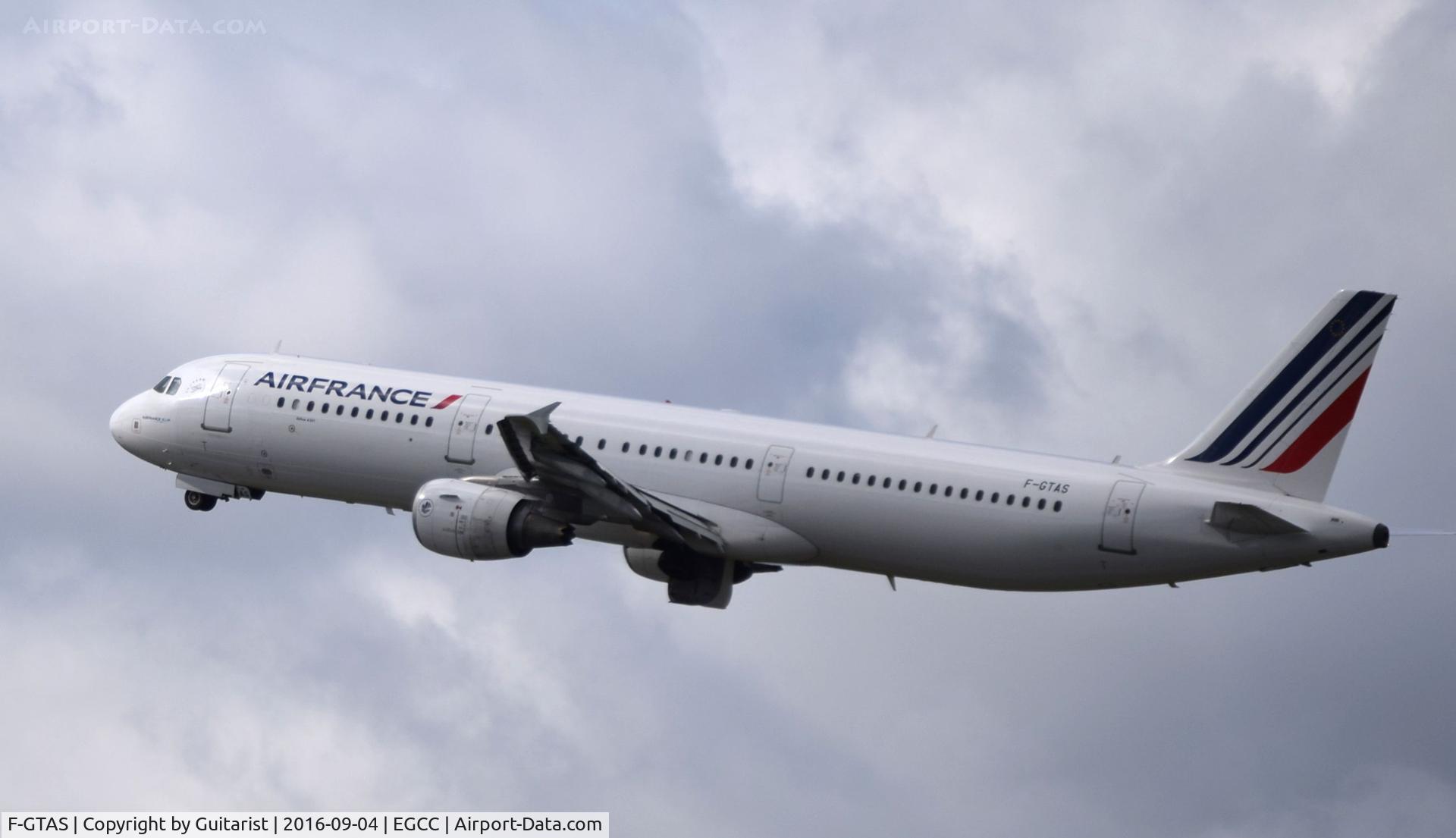F-GTAS, 2008 Airbus A321-212 C/N 3419, At Manchester