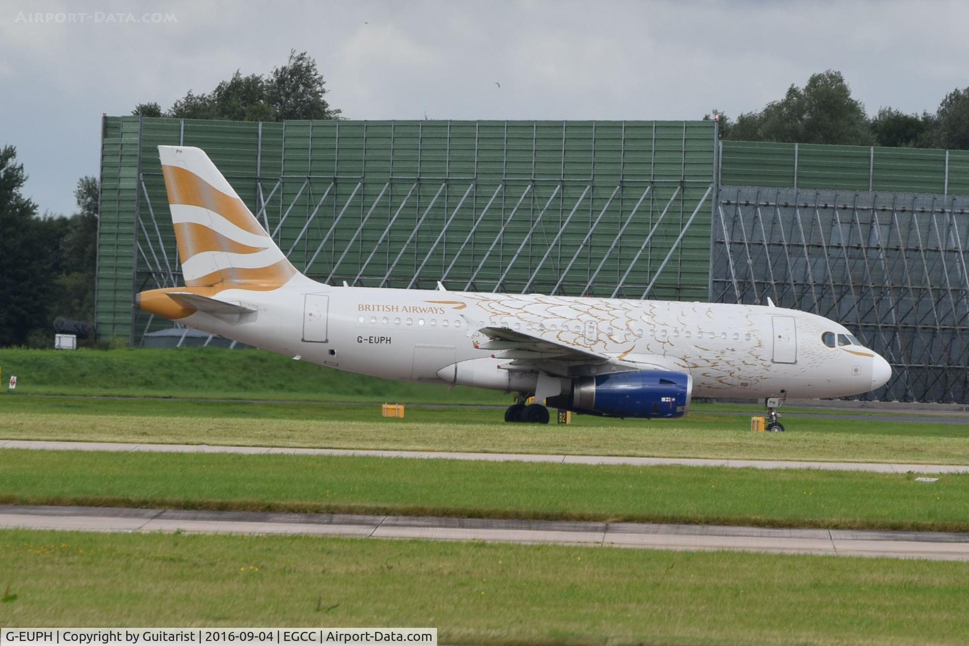 G-EUPH, 2000 Airbus A319-131 C/N 1225, At Manchester