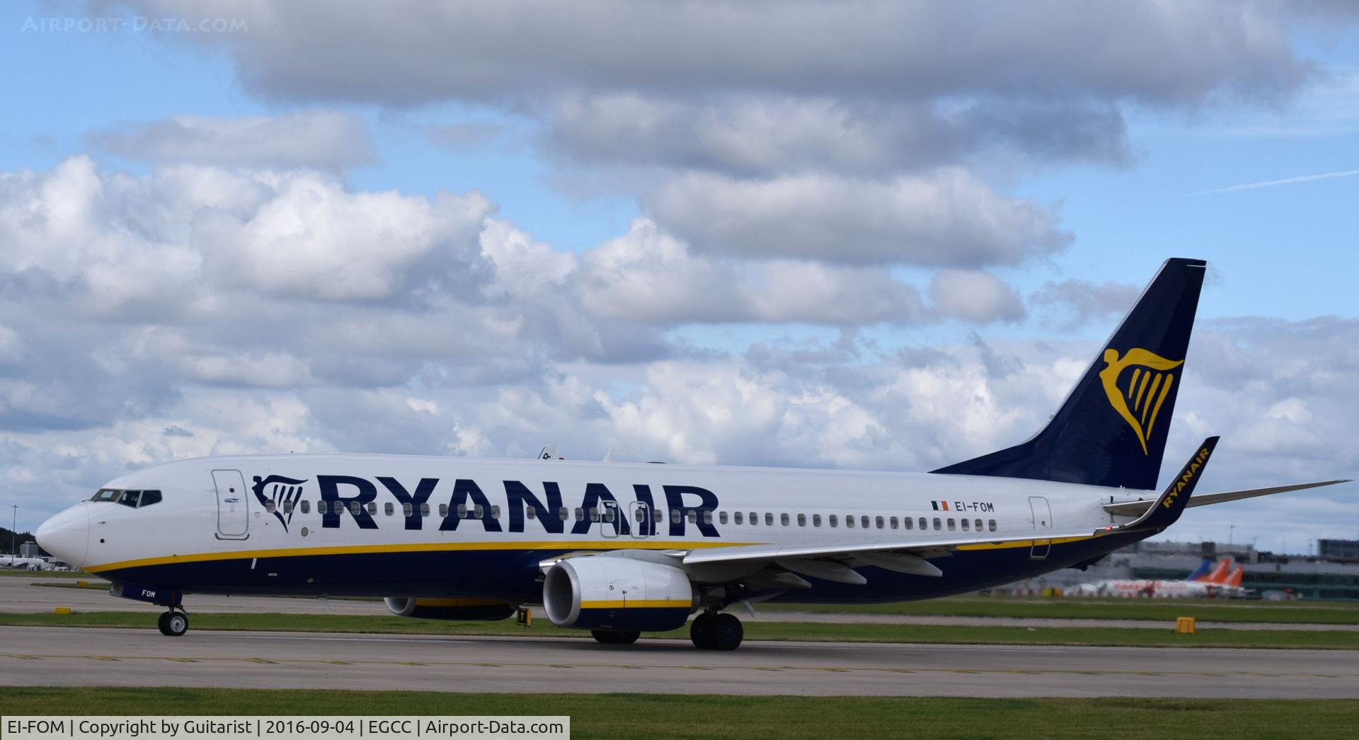EI-FOM, 2016 Boeing 737-8AS C/N 44720, At Manchester