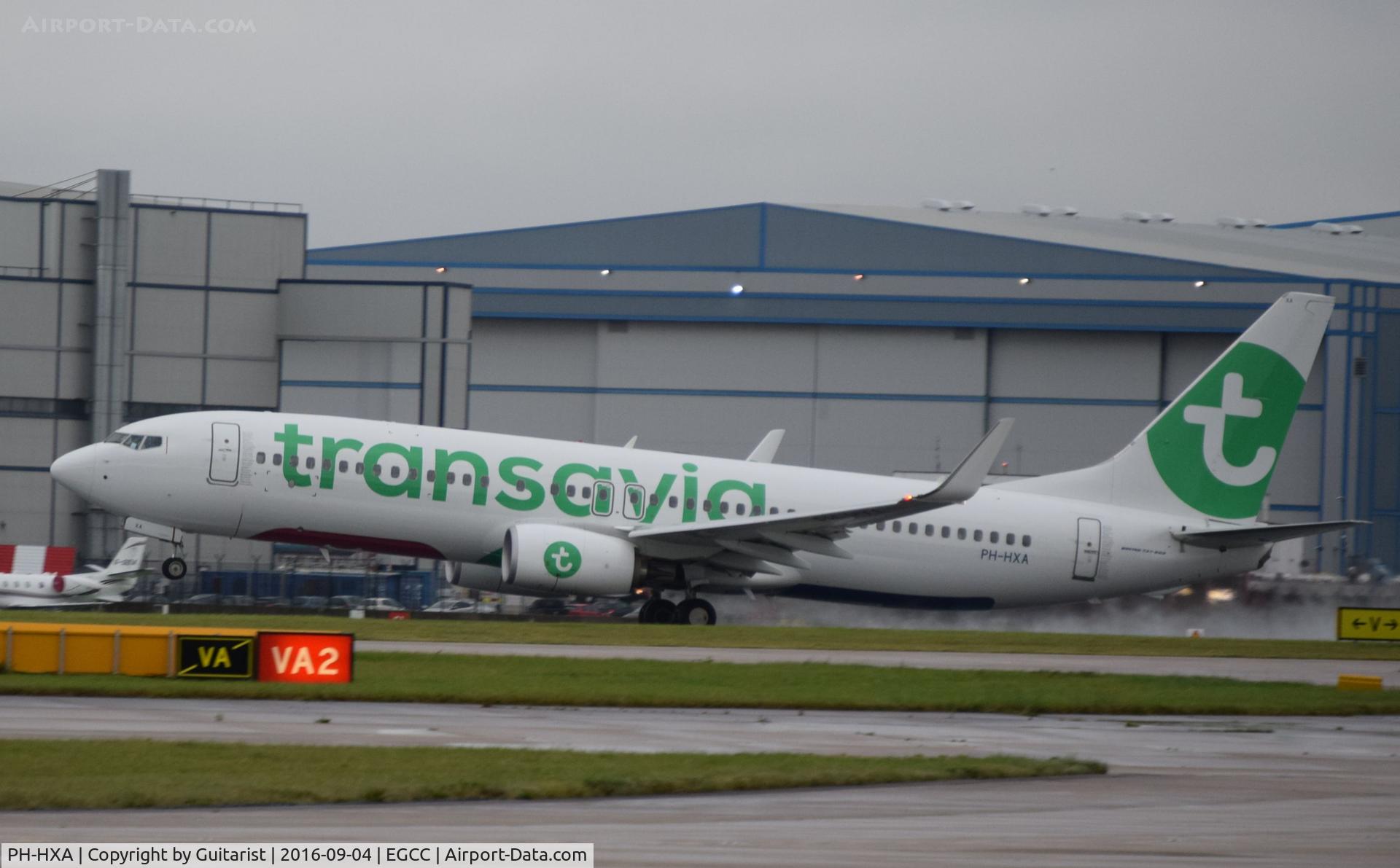 PH-HXA, 2016 Boeing 737-8K2 C/N 62149, At Manchester