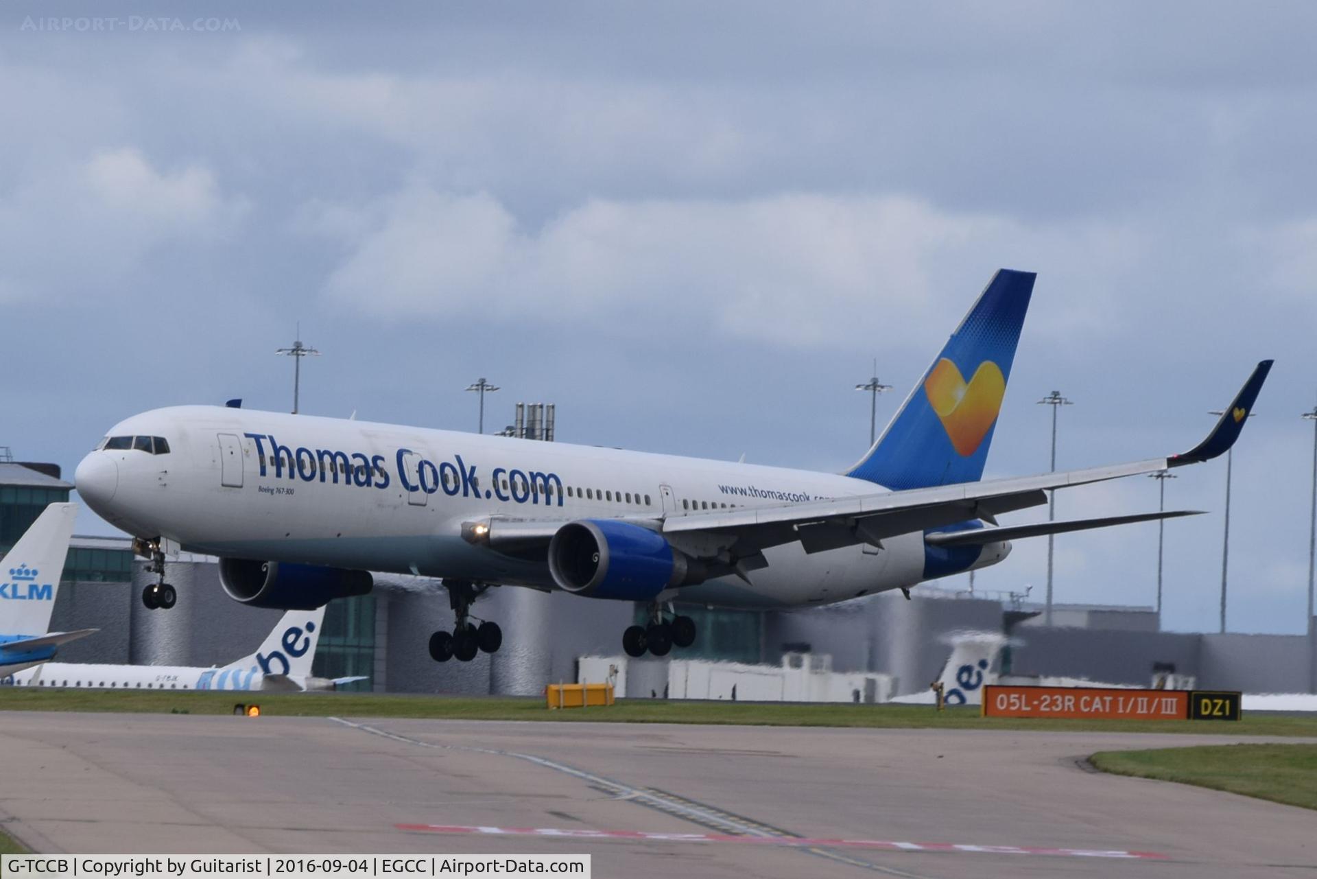G-TCCB, 1997 Boeing 767-31K C/N 28865, At Manchester