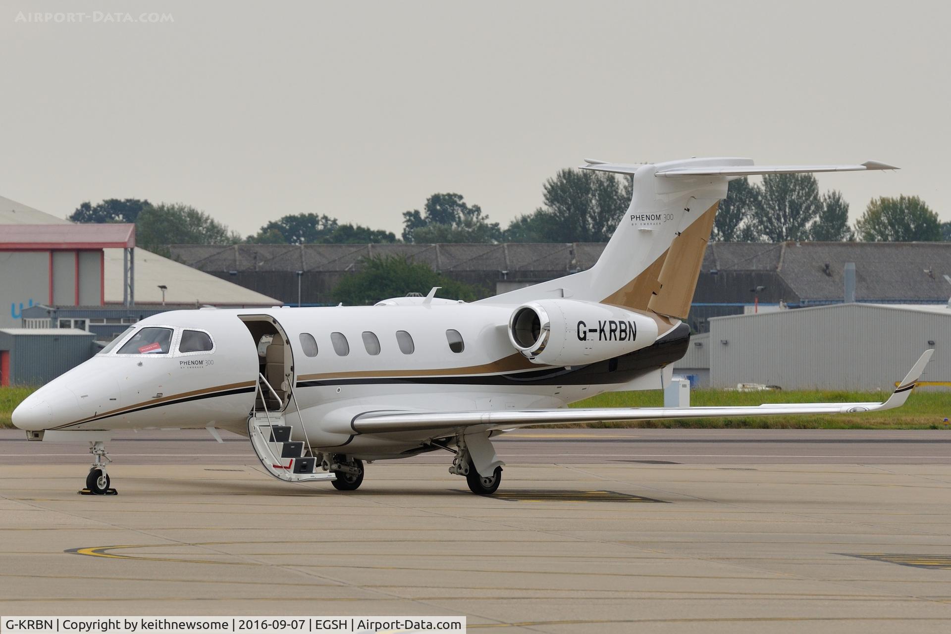 G-KRBN, 2016 Embraer EMB-505 Phenom 300 C/N 50500358, Nice Visitor.