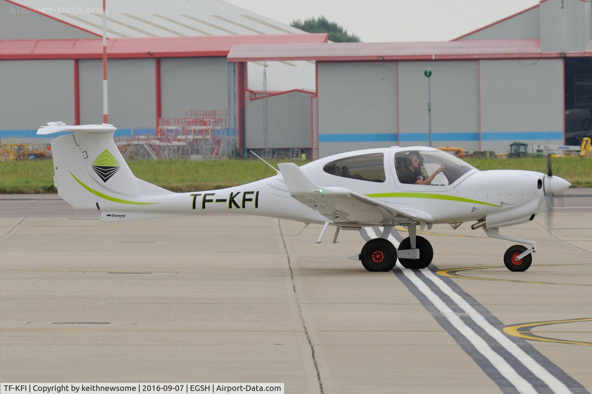 TF-KFI, Diamond DA-40 Diamond Star C/N Not found TF-KFI, Nice Visitor.