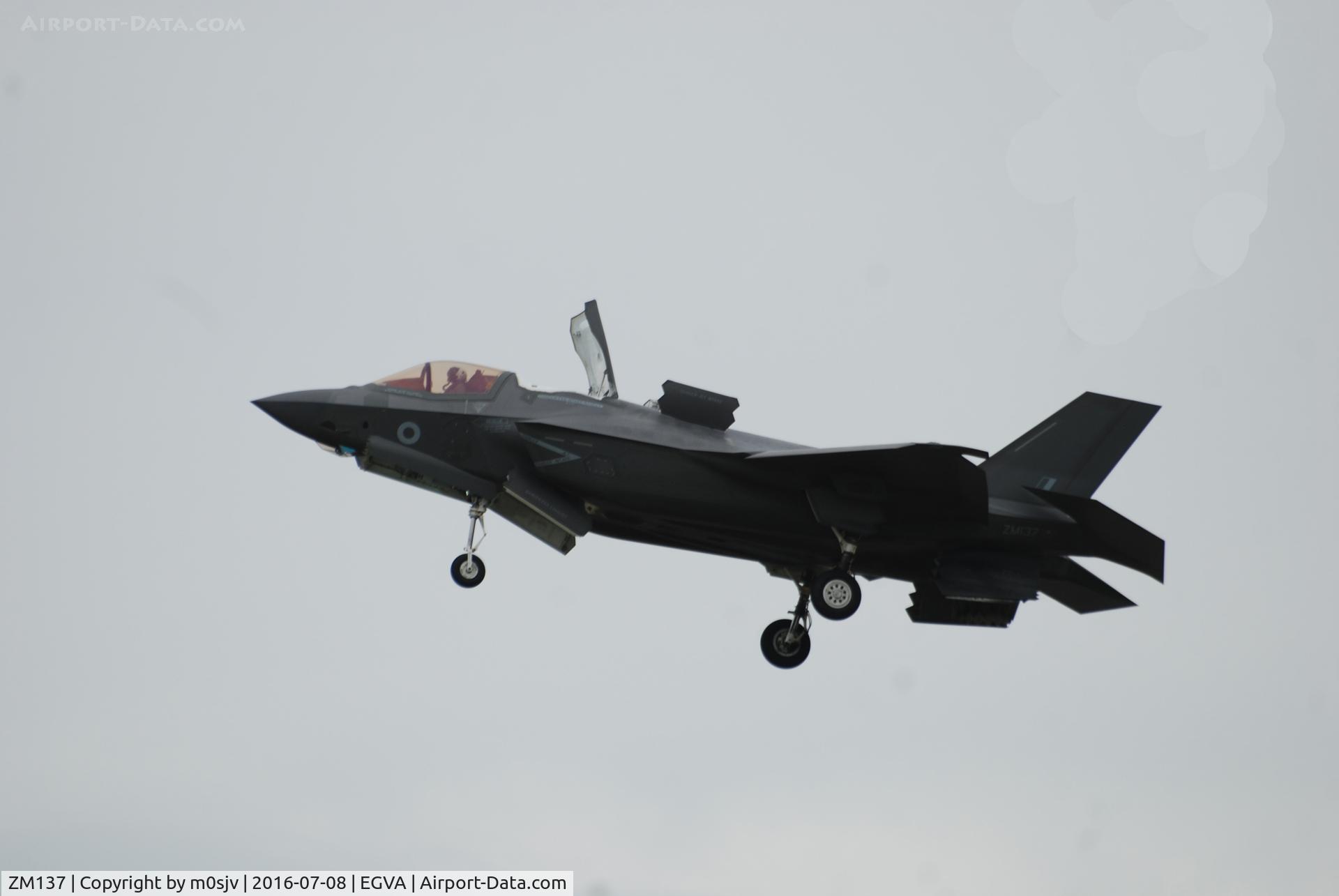 ZM137, 2012 Lockheed Martin F-35B Lightning II C/N BK-03, In Harrier Mode at RIAT