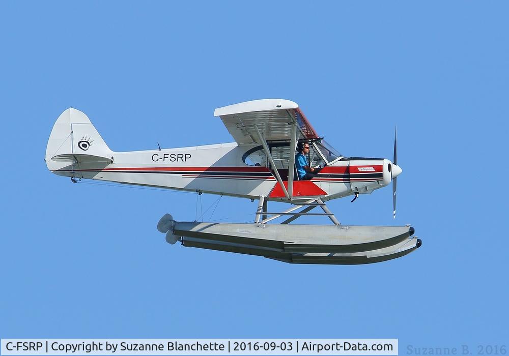 C-FSRP, 1962 Piper PA-18 Super Cub C/N 18-7395, Photo prise au dessus de L'île Larue, Rivière Richelieu à St-Antoine-sur-Richelieu, Qc
