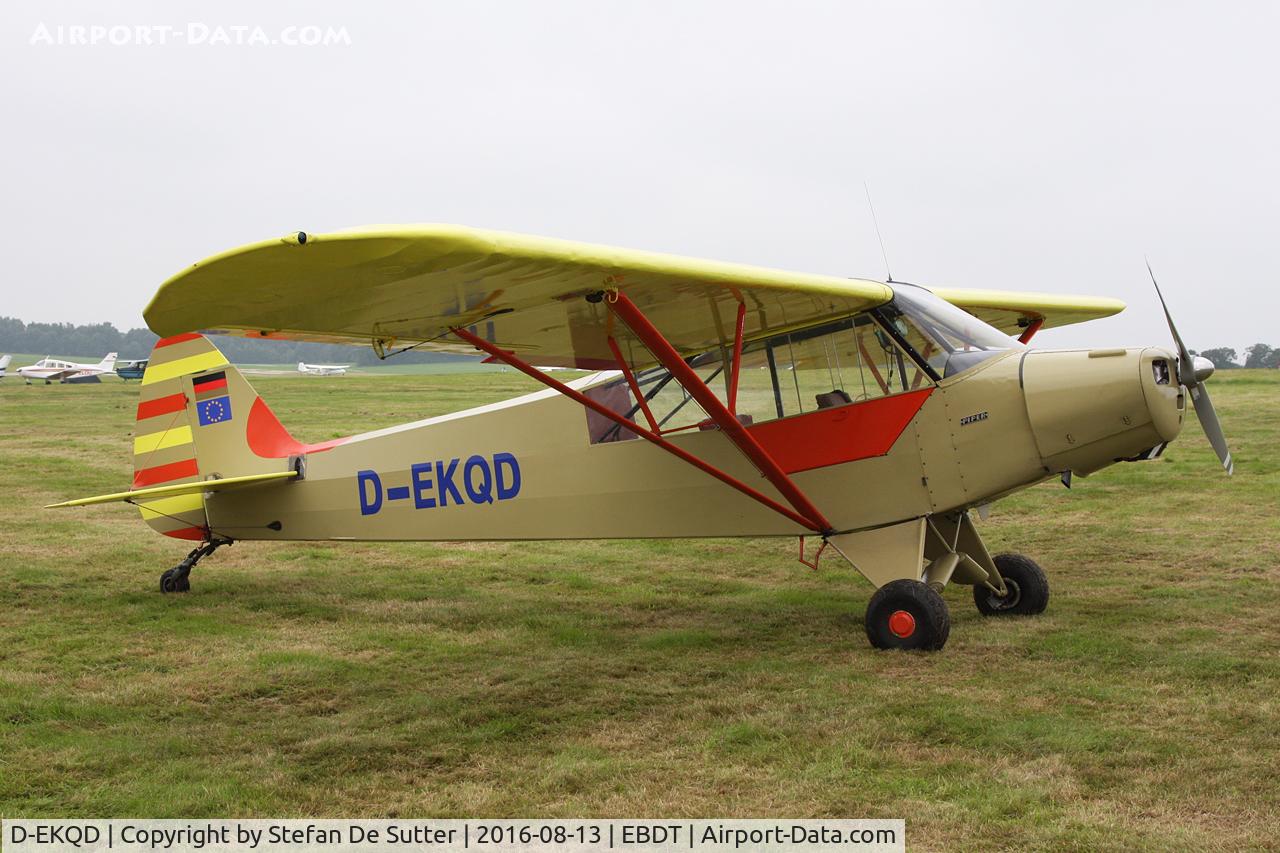 D-EKQD, 1951 Piper L-18C Super Cub (PA-18-95) C/N 18-1508, Oldtimer Fly In 2016.