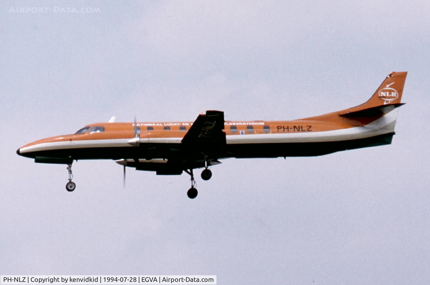 PH-NLZ, Swearingen SA-226TC Merlin II C/N TC-277, NLR - Nationaal Lucht- en Ruimtevaartlaboratorium arriving at RIAT.