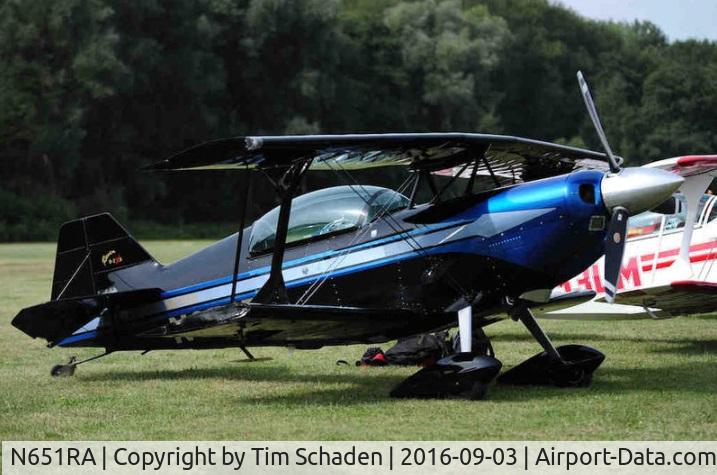 N651RA, Pitts S-2S Special C/N 1, Pitts Raven S-2XS Flugtage Hattorf
