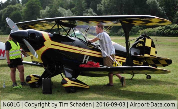 N60LG, 1978 Aerotek Pitts S-2A Special C/N 2169, Pitts S-2A Flugtage Hattorf