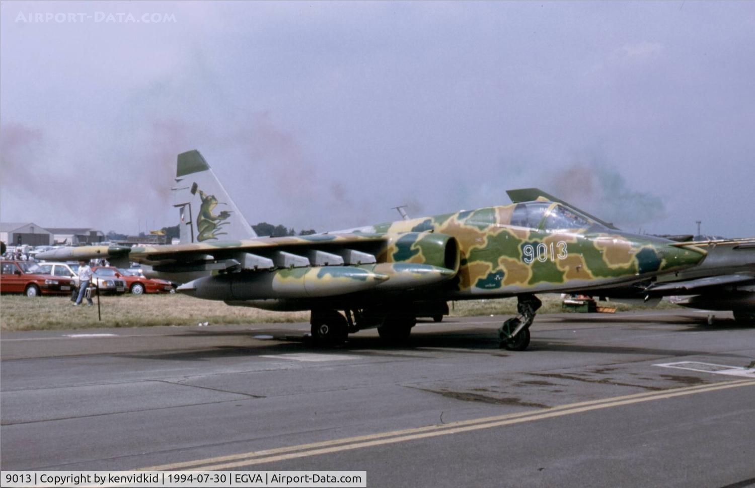 9013, Sukhoi Su-25K C/N 25508109013, Czech Air Force on static display at RIAT.