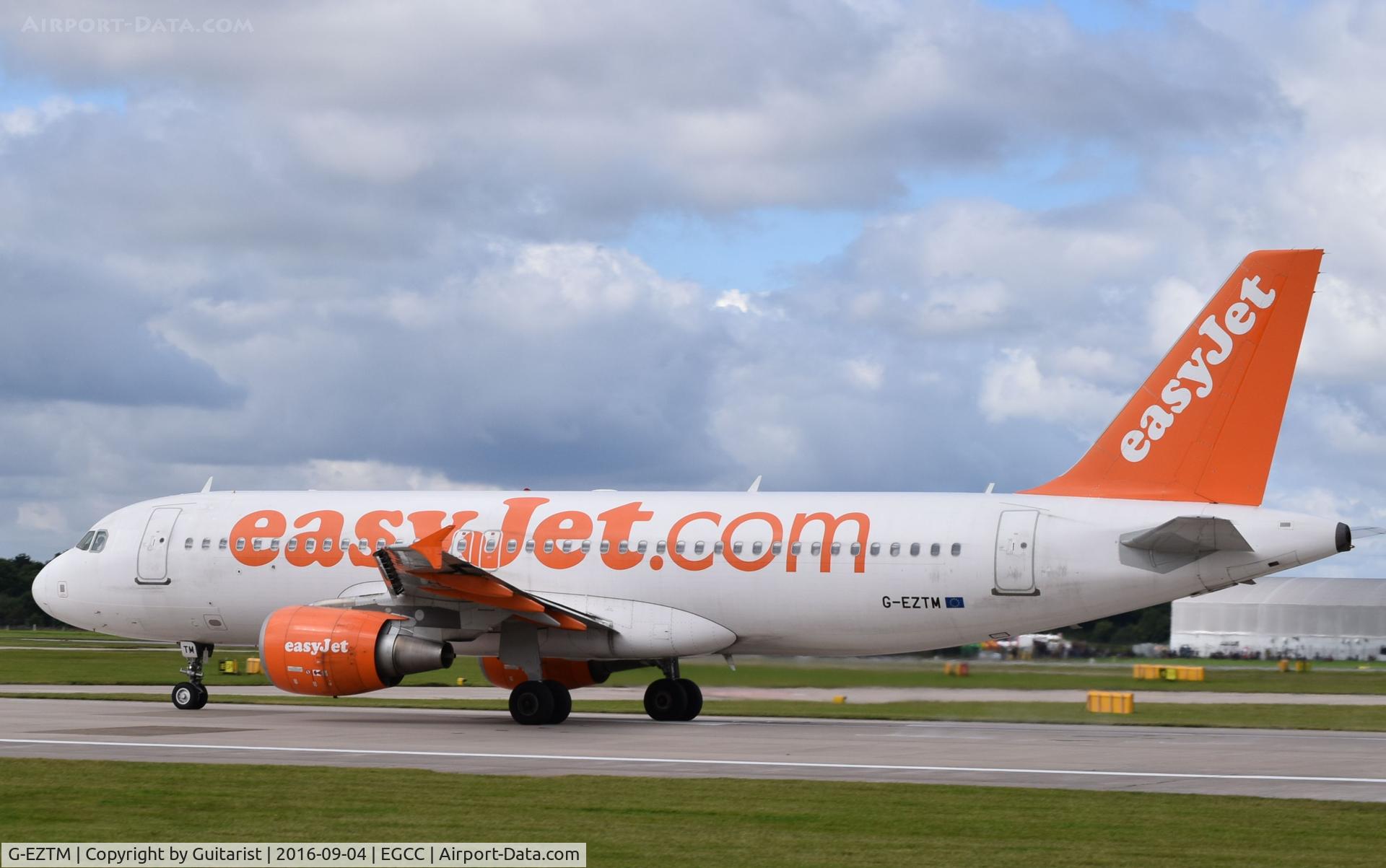 G-EZTM, 2009 Airbus A320-214 C/N 4014, At Manchester