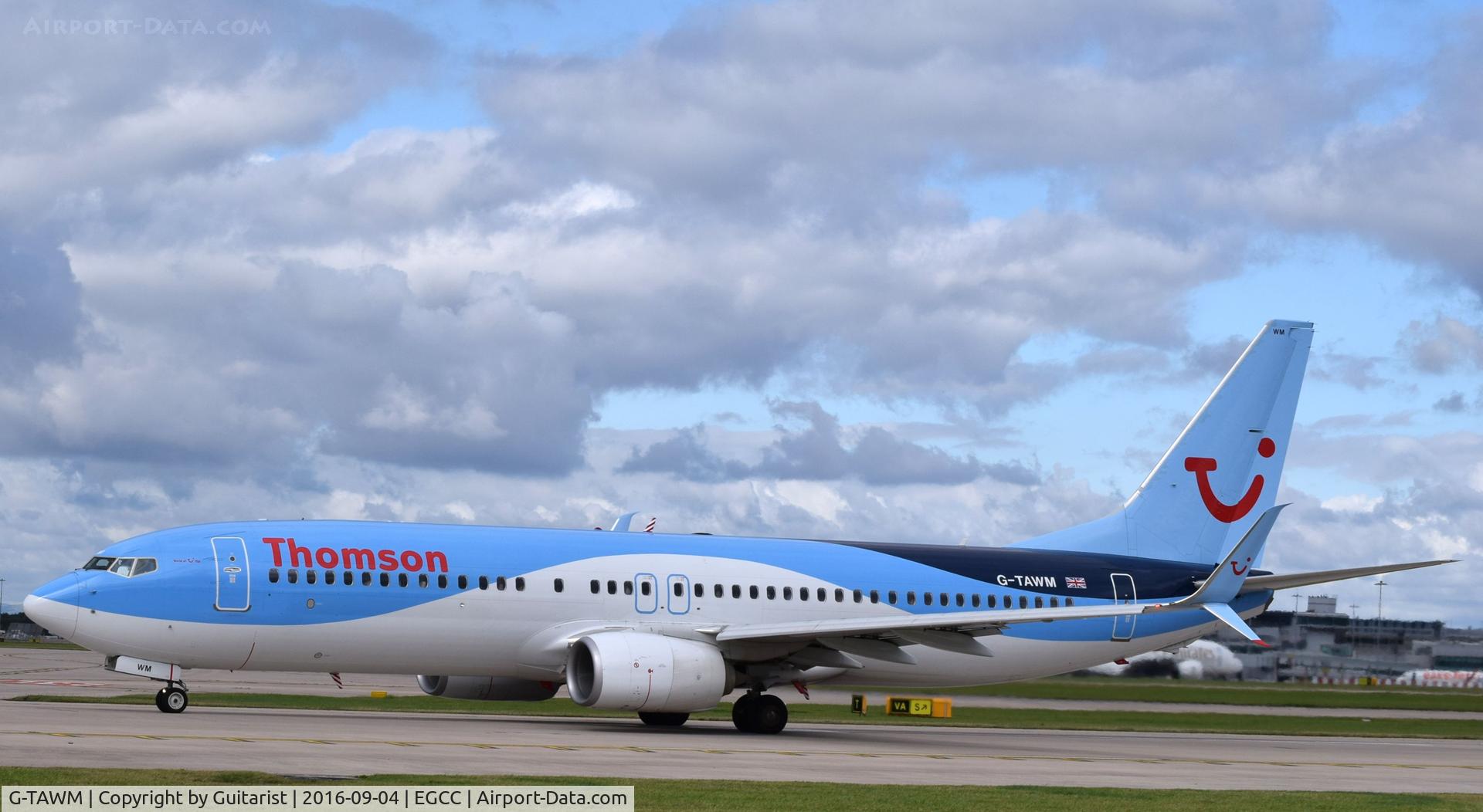 G-TAWM, 2013 Boeing 737-8K5 C/N 37249, At Manchester