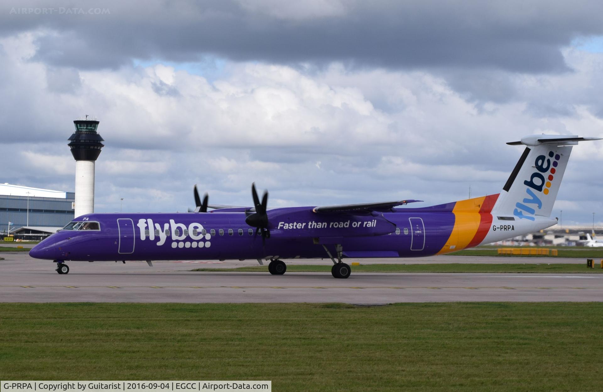 G-PRPA, 2008 De Havilland Canada DHC-8-402 Dash 8 C/N 4187, At Manchester