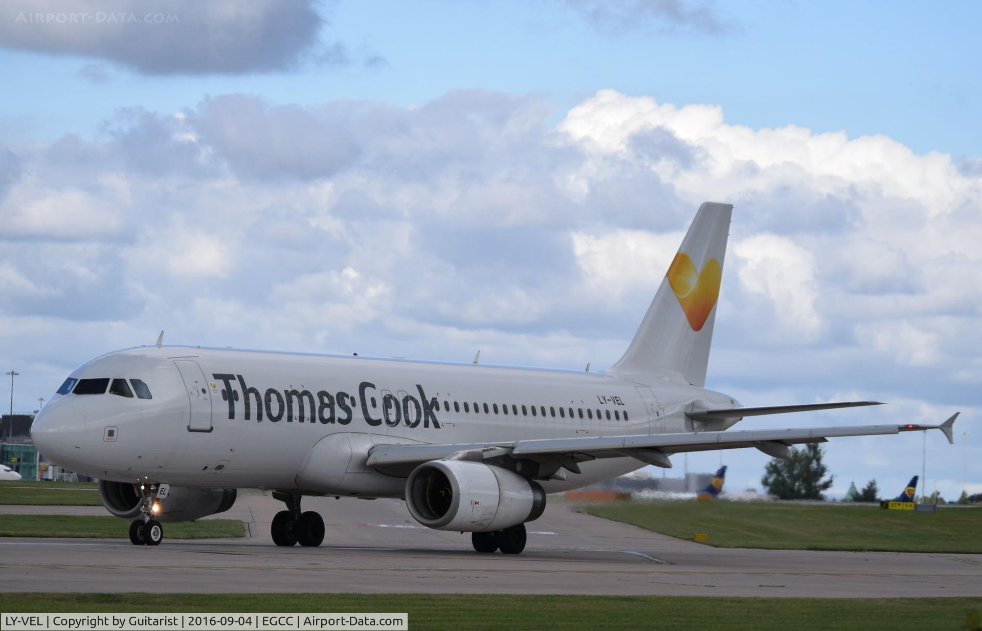 LY-VEL, 2003 Airbus A320-232 C/N 1998, At Manchester