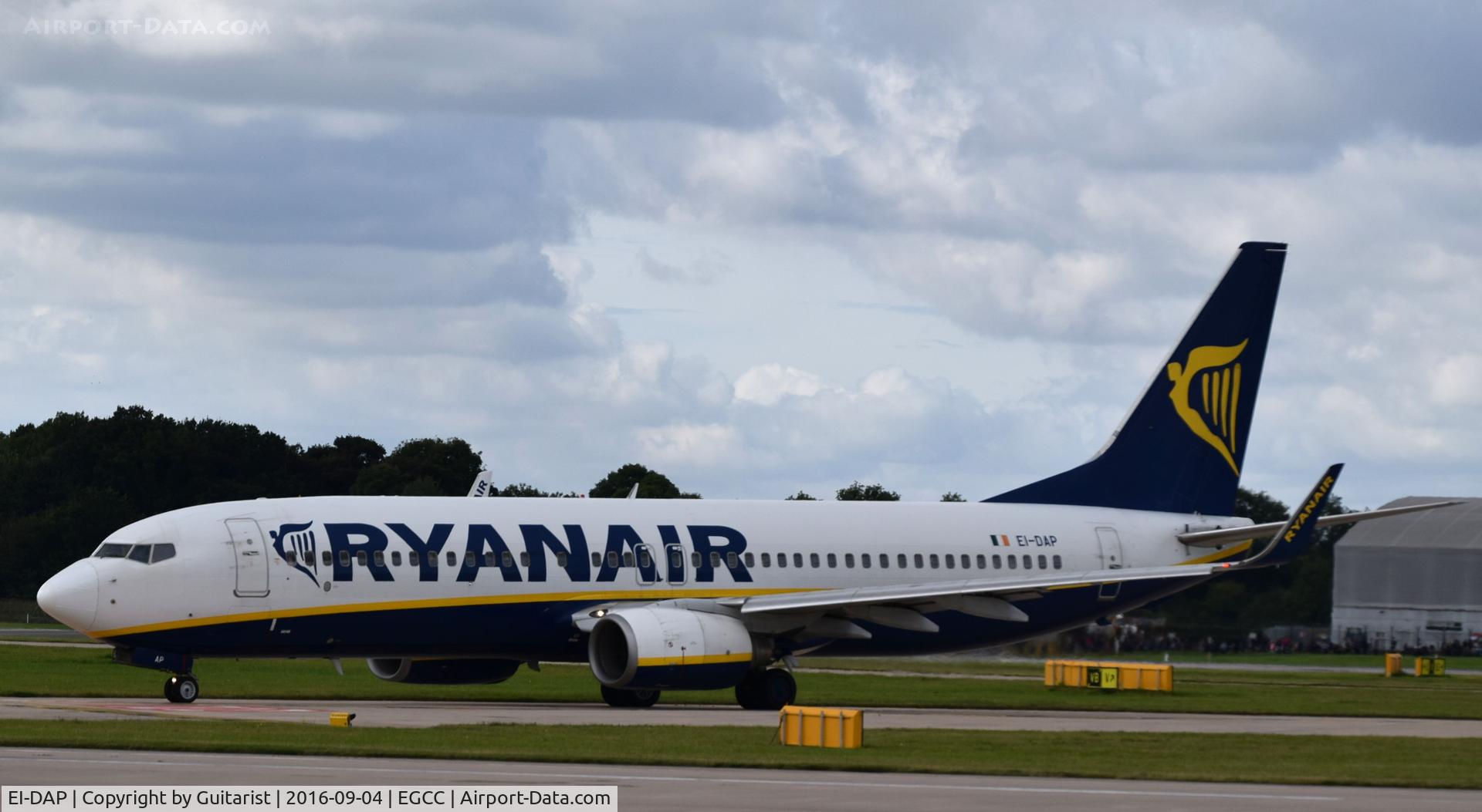 EI-DAP, 2003 Boeing 737-8AS C/N 33551, At Manchester