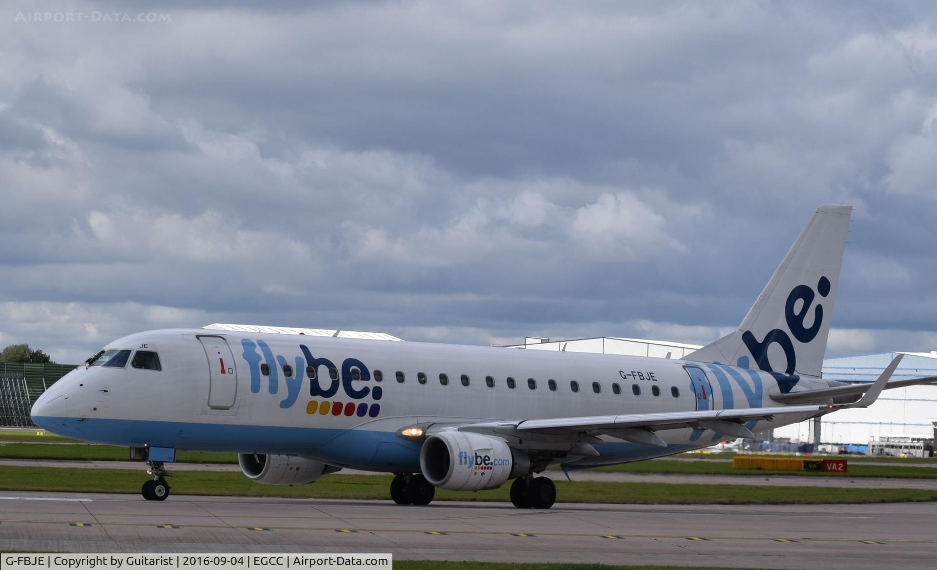 G-FBJE, 2012 Embraer 175STD (ERJ-170-200) C/N 17000336, At Manchester