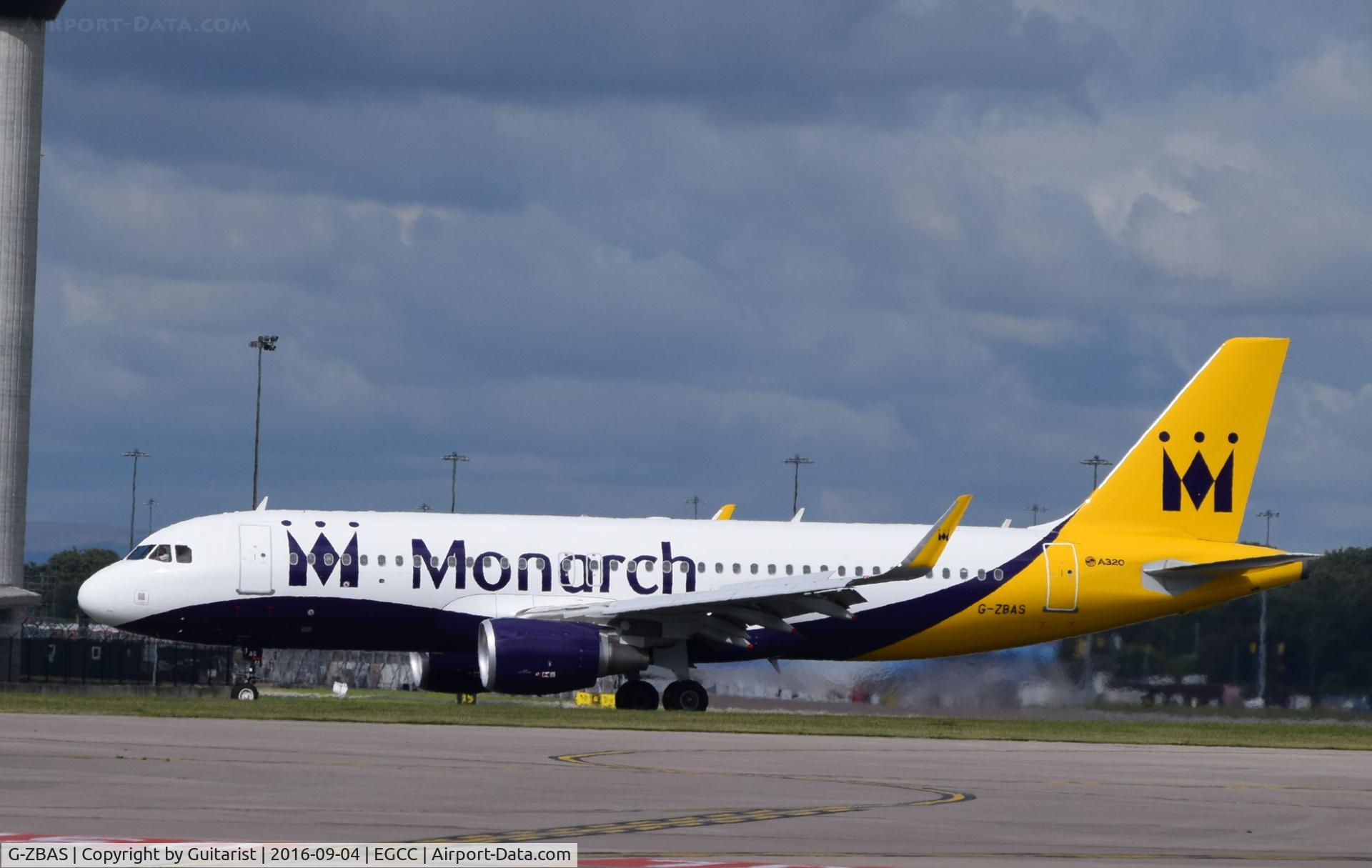 G-ZBAS, 2015 Airbus A320-214 C/N 6550, At Manchester