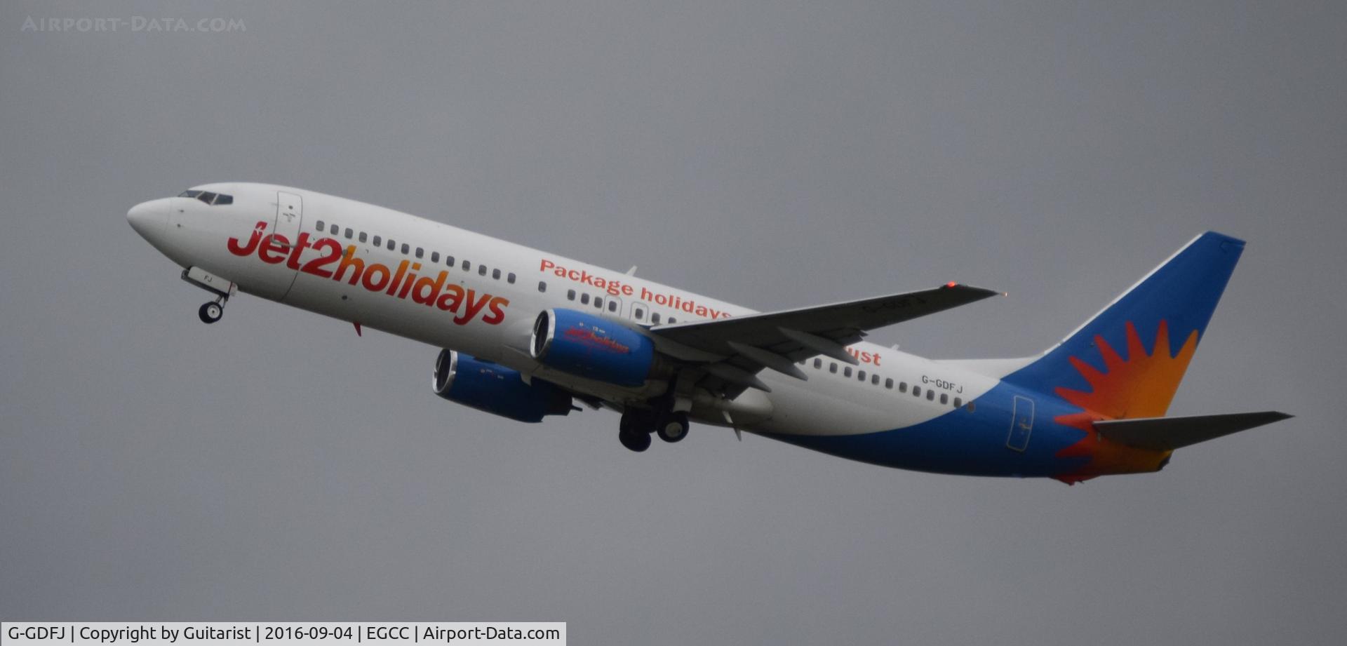 G-GDFJ, 2000 Boeing 737-804 C/N 28229, At Manchester