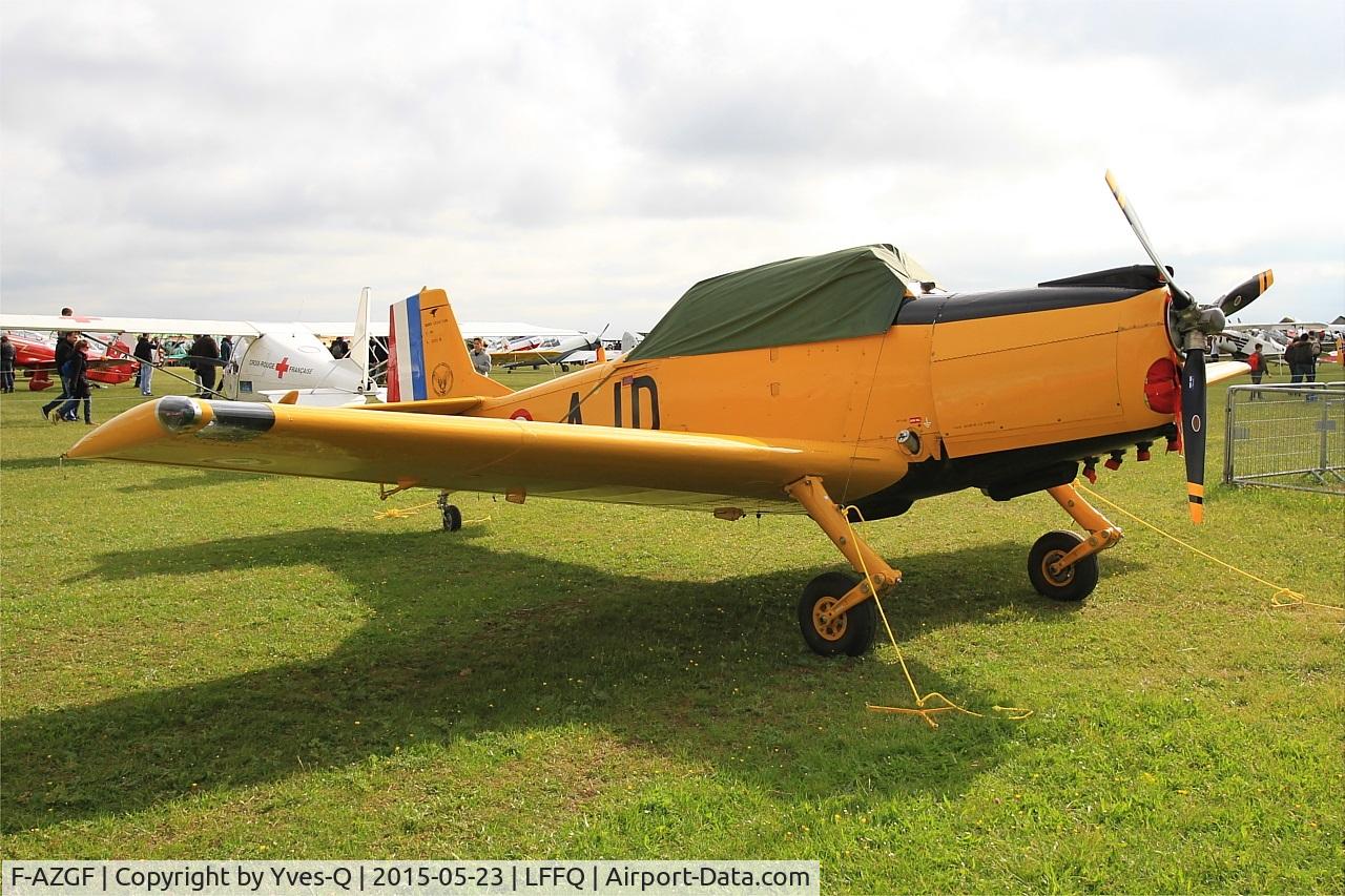 F-AZGF, Nord 3202 Master C/N 80, Nord 3202 Master, Static display, La Ferté-Alais airfield (LFFQ) Airshow 2015