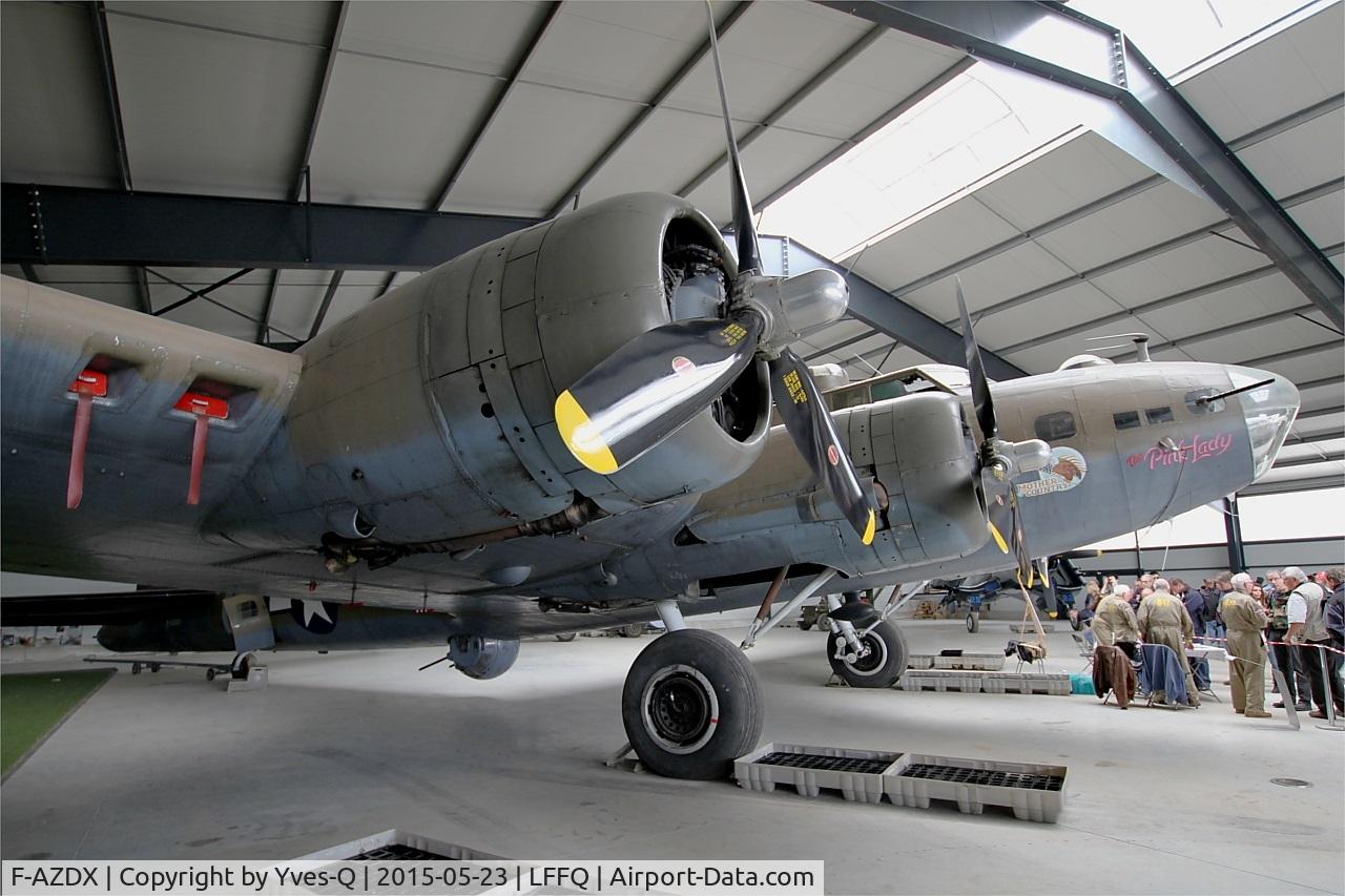 F-AZDX, 1944 Boeing B-17G Flying Fortress C/N 8246, Boeing B-17G Flying Fortress, Static display, La Ferté-Alais airfield (LFFQ) Air show 2015