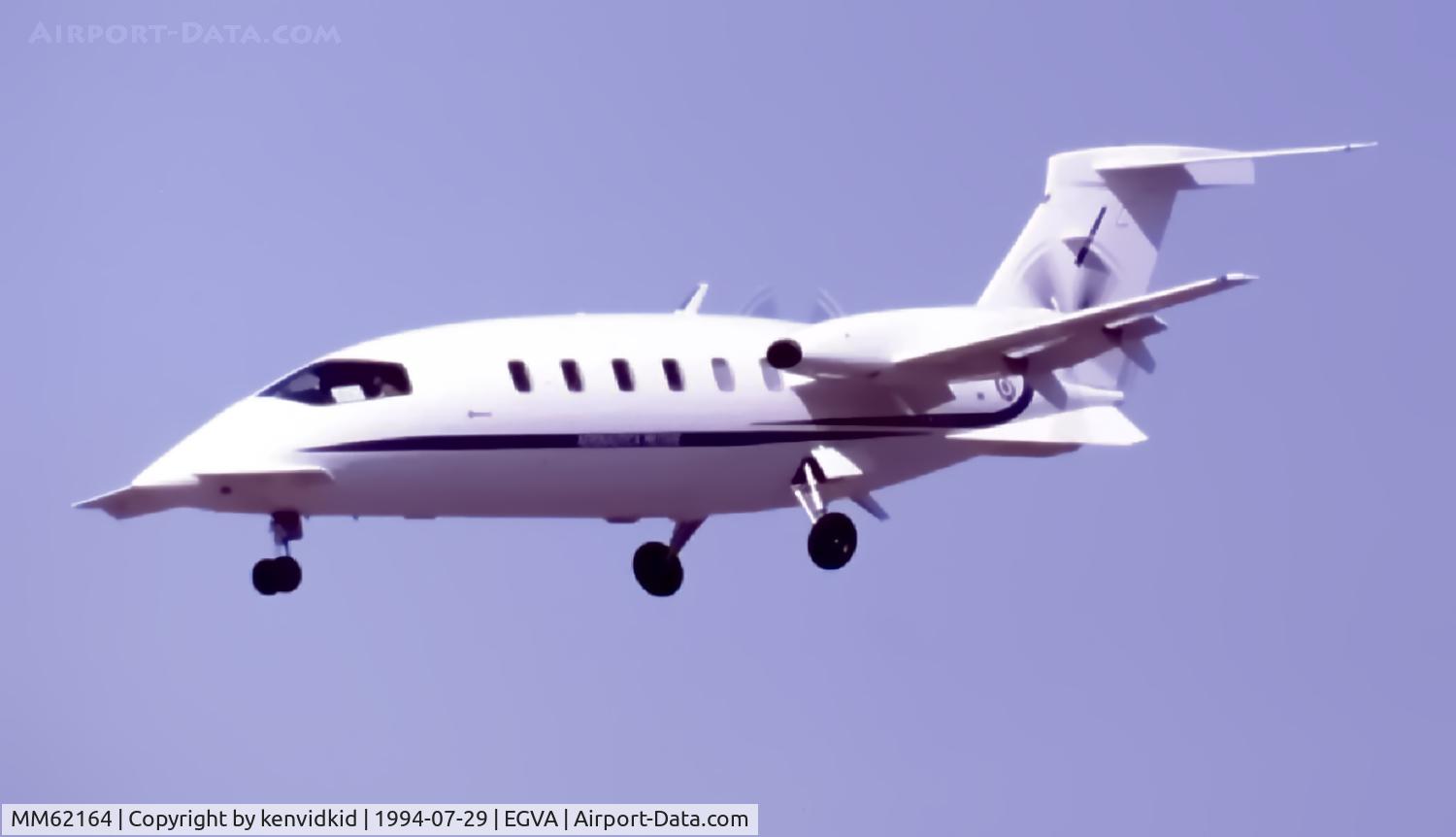 MM62164, Piaggio P-180AM Avanti C/N 1030, Italian Air Force arriving at RIAT.