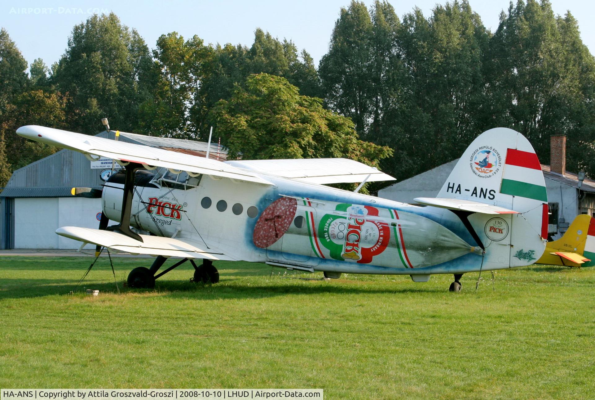 HA-ANS, Antonov An-2TD C/N 1G230-21, Szeged Airport, Hungary