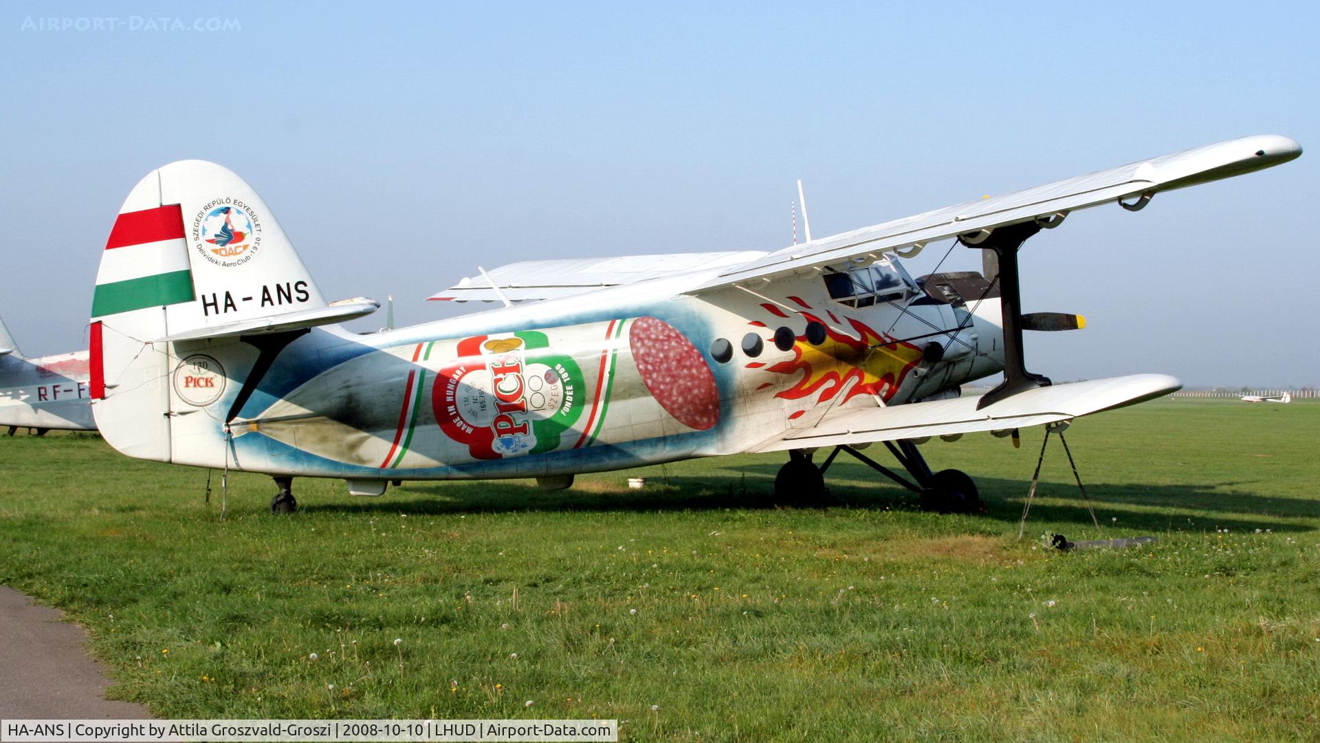 HA-ANS, Antonov An-2TD C/N 1G230-21, Szeged Airport, Hungary