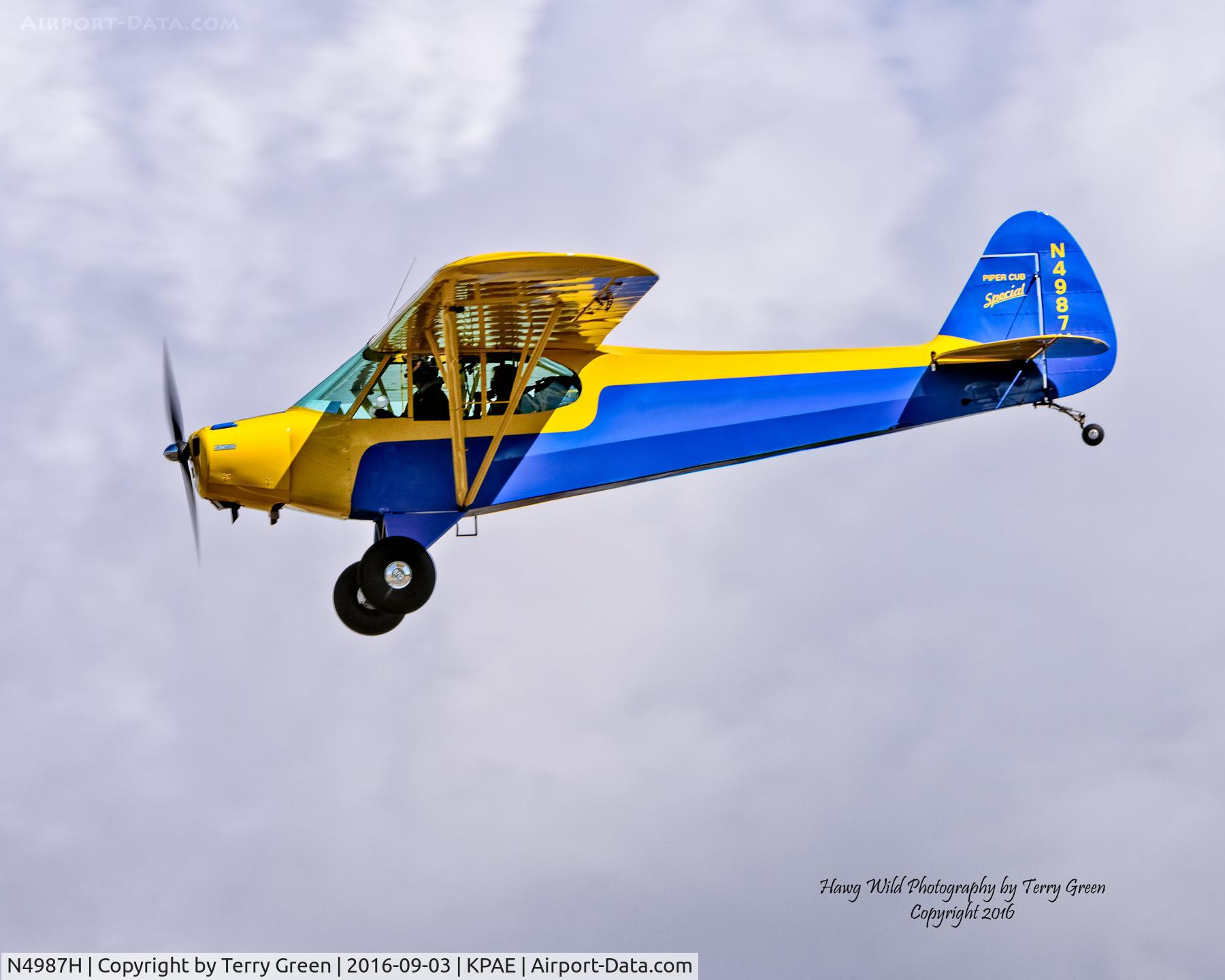 N4987H, 1948 Piper PA-11S Cub Special C/N 11-870, 2016 Vintage Aircraft Weekend