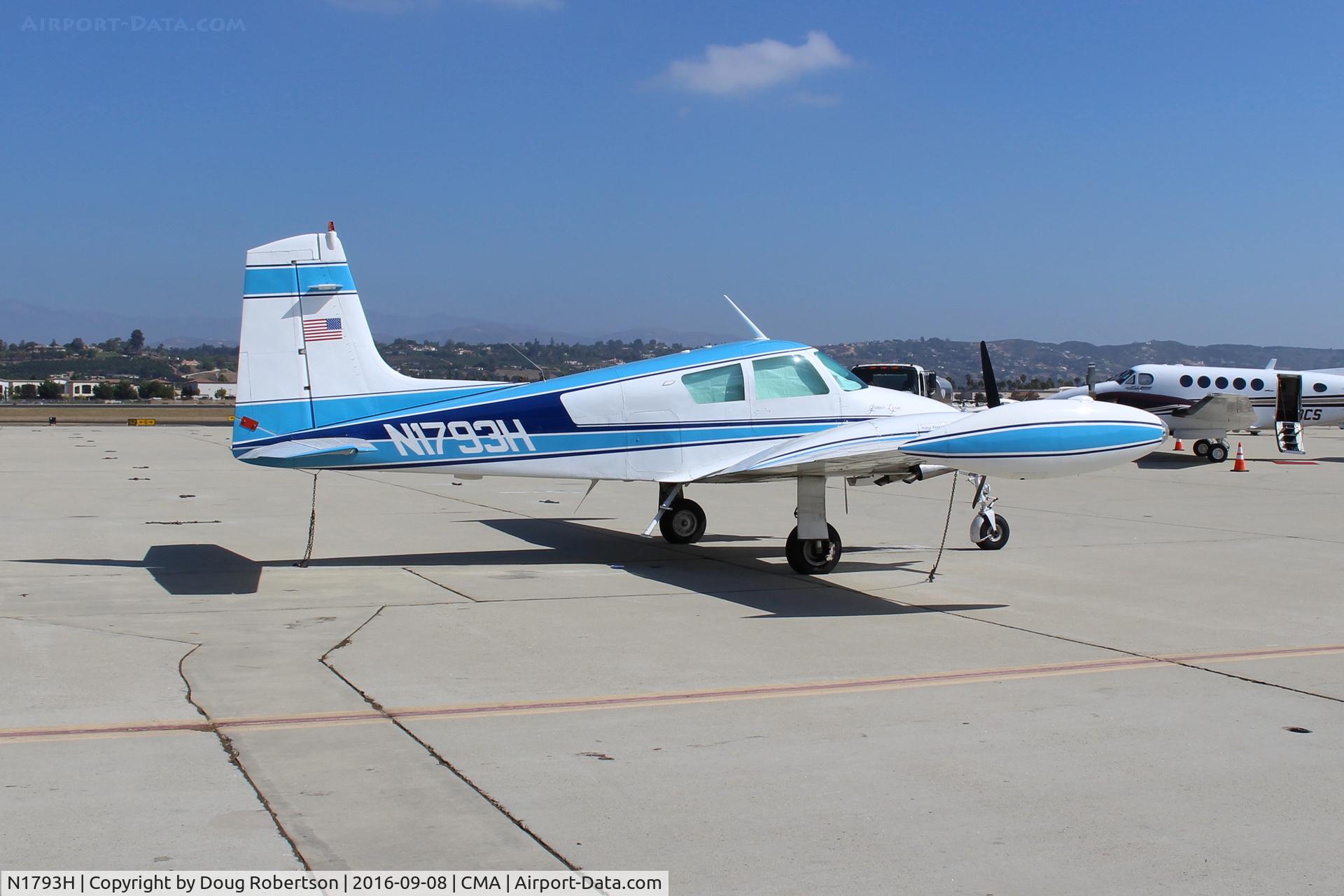 N1793H, 1959 Cessna 310C C/N 35893, 1959 Cessna 310C, two Continental IO-470-D 260 Hp each