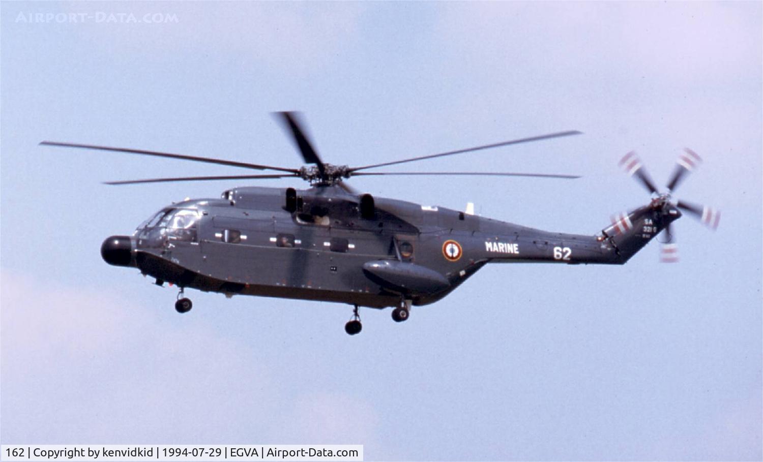 162, Aérospatiale SA-321G Super Frelon C/N 162, French Navy arriving at RIAT.